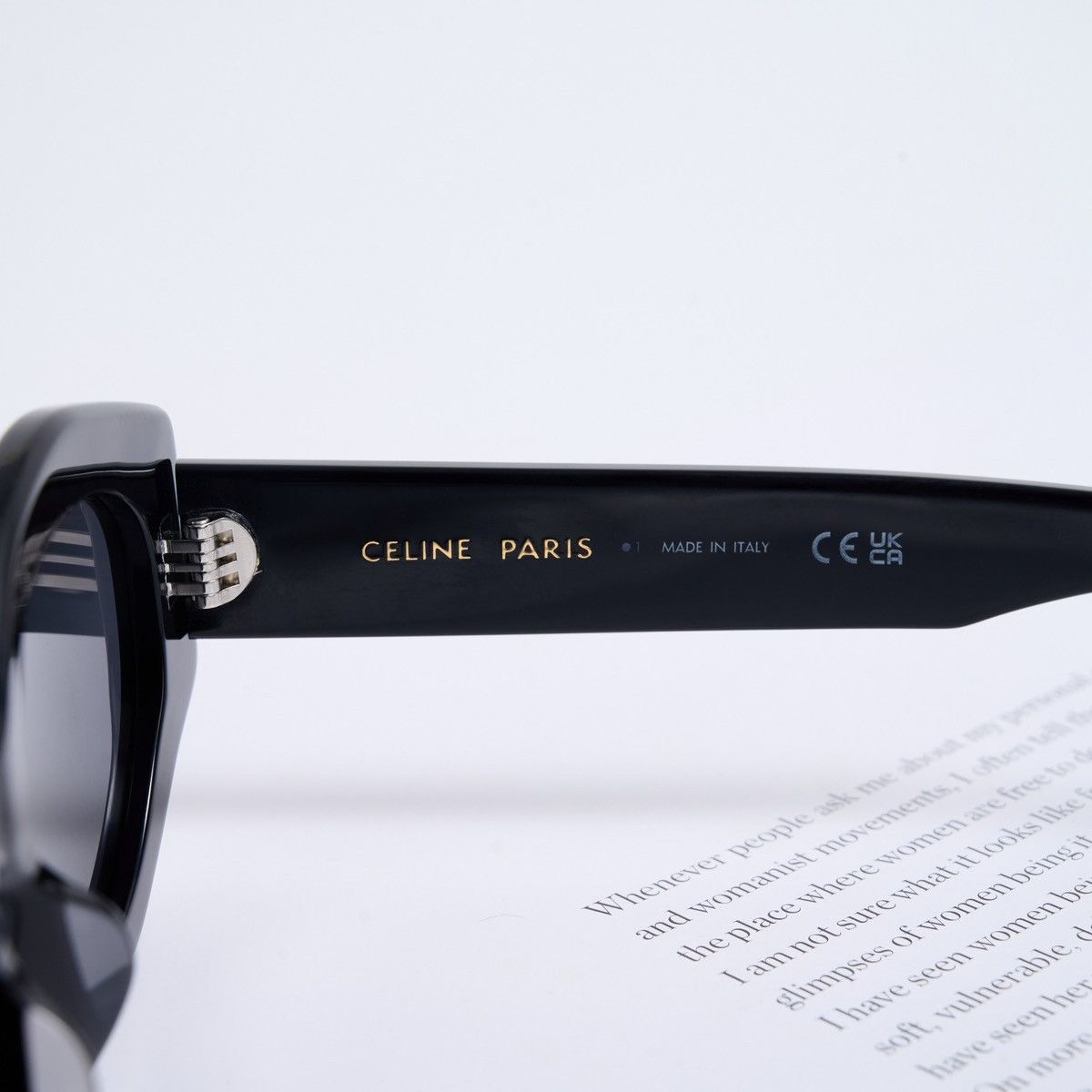 Celine CELINE CL40238U 01A SUNGLASSES Size ONE SIZE - 4 Thumbnail