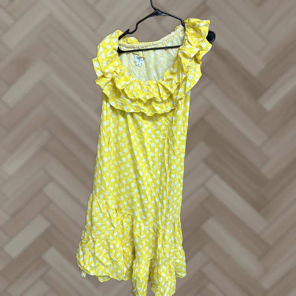 Lisa Marie Fernandez LISA MARIE FERNANDEZ for Target Dress for Women Yellow One Shoulder Sleeveless A-Line St rappy Sleeve Large/XL? Size M / US 6-8 / IT 42-44 - 1 Thumbnail