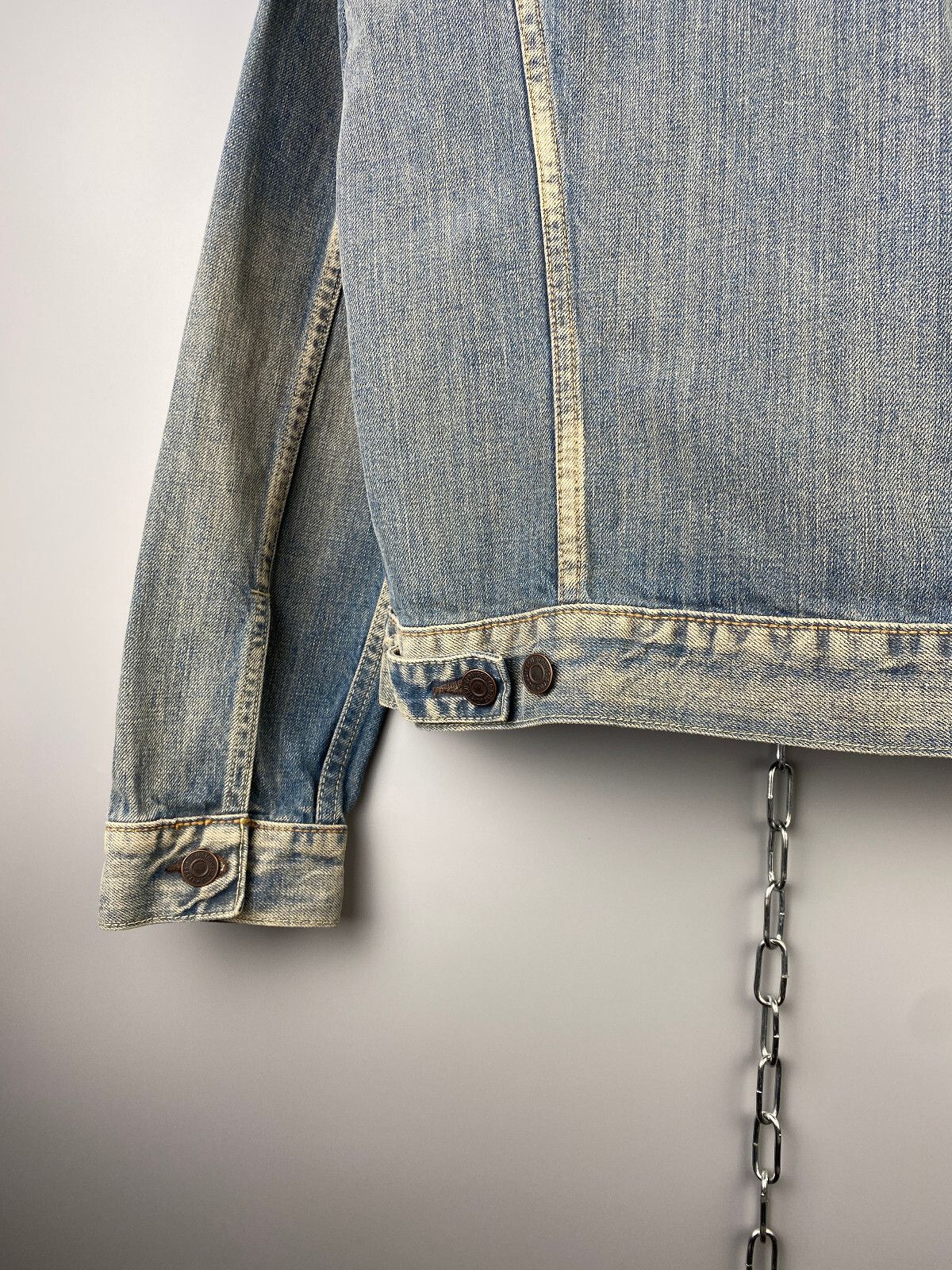 Levi's Levis Washed Denim Long Sleeve Trucker Jacket Size US M / EU 48-50 / 2 - 11 Thumbnail