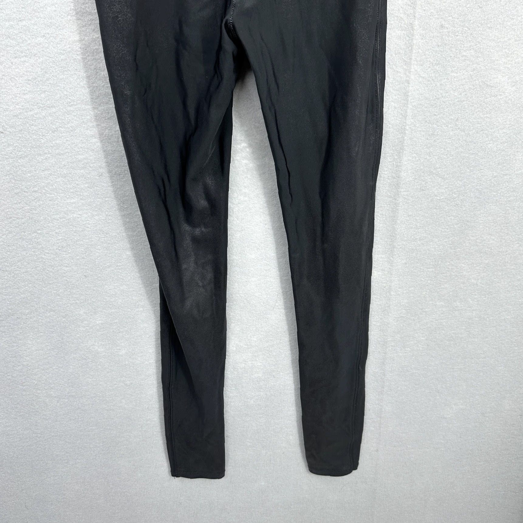 Commando Commando Faux Leather Legging - Pants - Women - Large - Black - High Rise Skinny Ankle - 90s Biker Goth Moto - Womens Size 36" / US 14 / IT 50 - 7 Thumbnail
