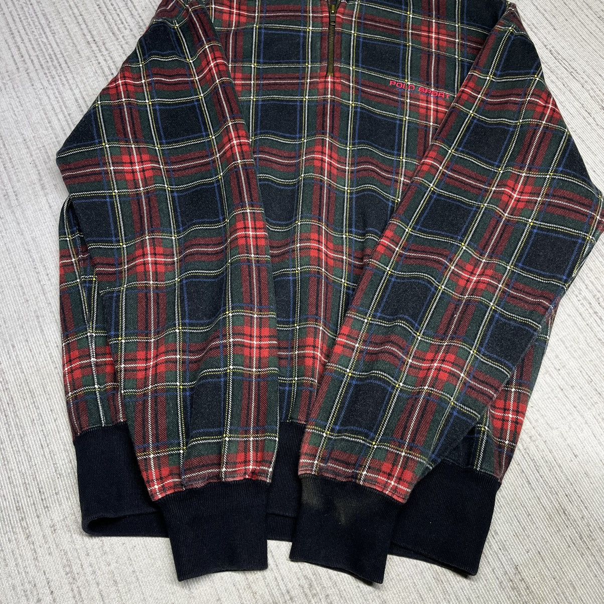 Polo Ralph Lauren × Vintage Vintage Polo Sport Halfzip Size US M / EU 48-50 / 2 - 9 Thumbnail