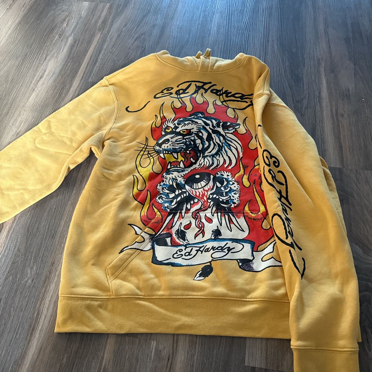 Ed Hardy Tiger flame hoodie Size US M / EU 48-50 / 2 - 1 Thumbnail