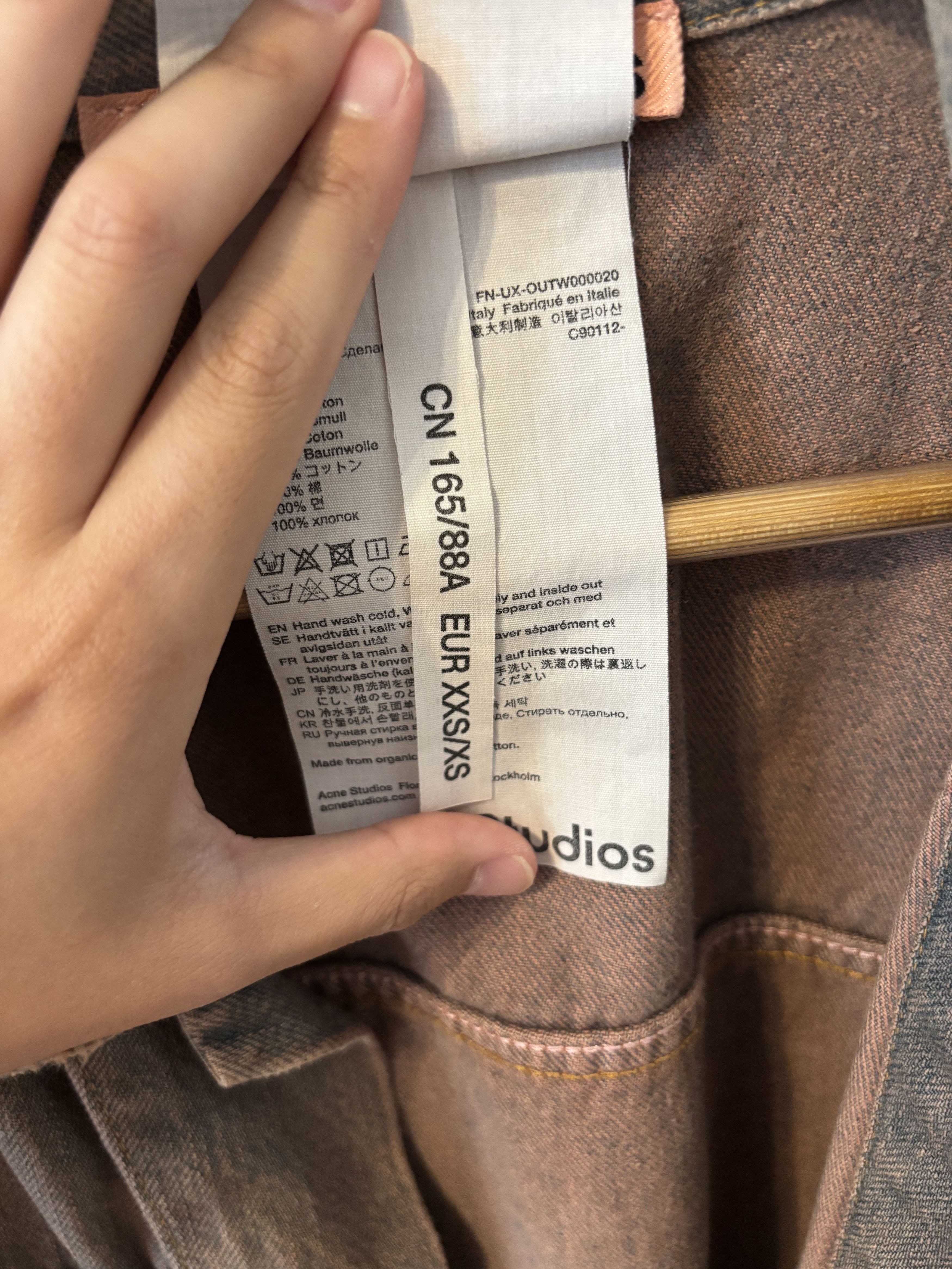 Acne Studios Acne Studios Washed Denim Jacket Size US XS / EU 42 / 0 - 4 Thumbnail