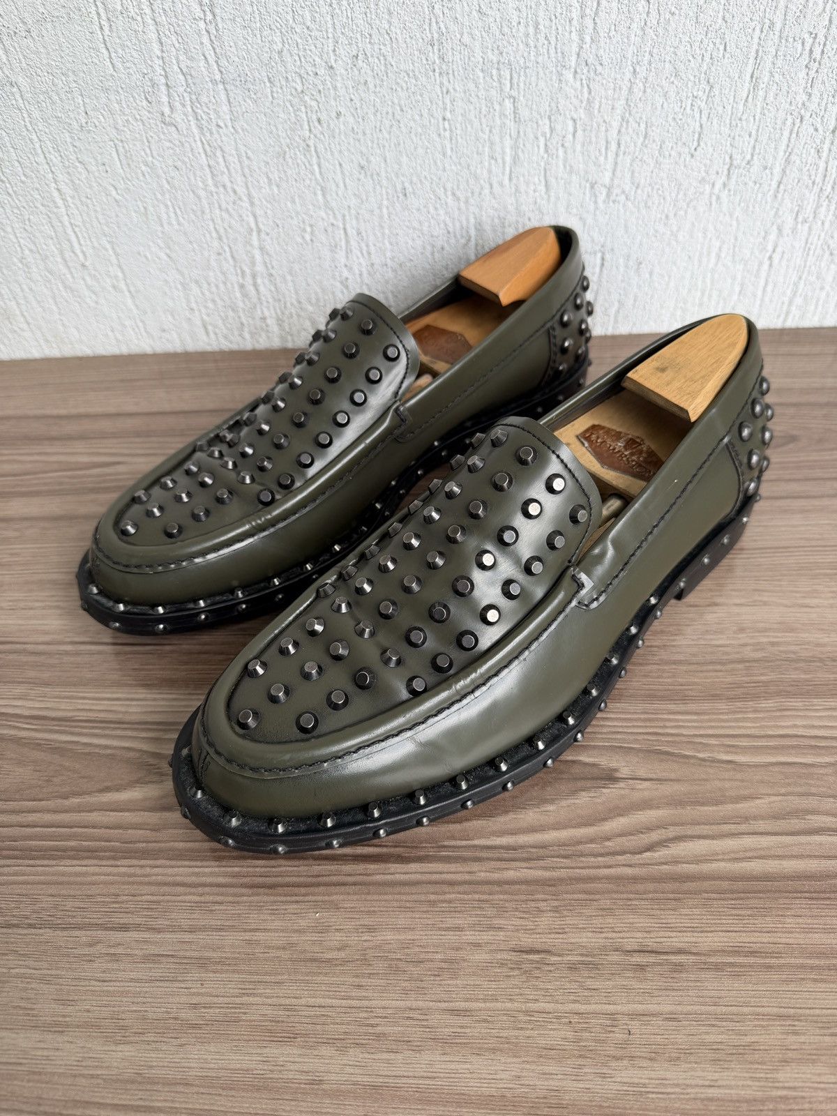 Prada 🔋❗️ Archival 🕷️Studded loafers Size US 10 / EU 43 - 1 Thumbnail