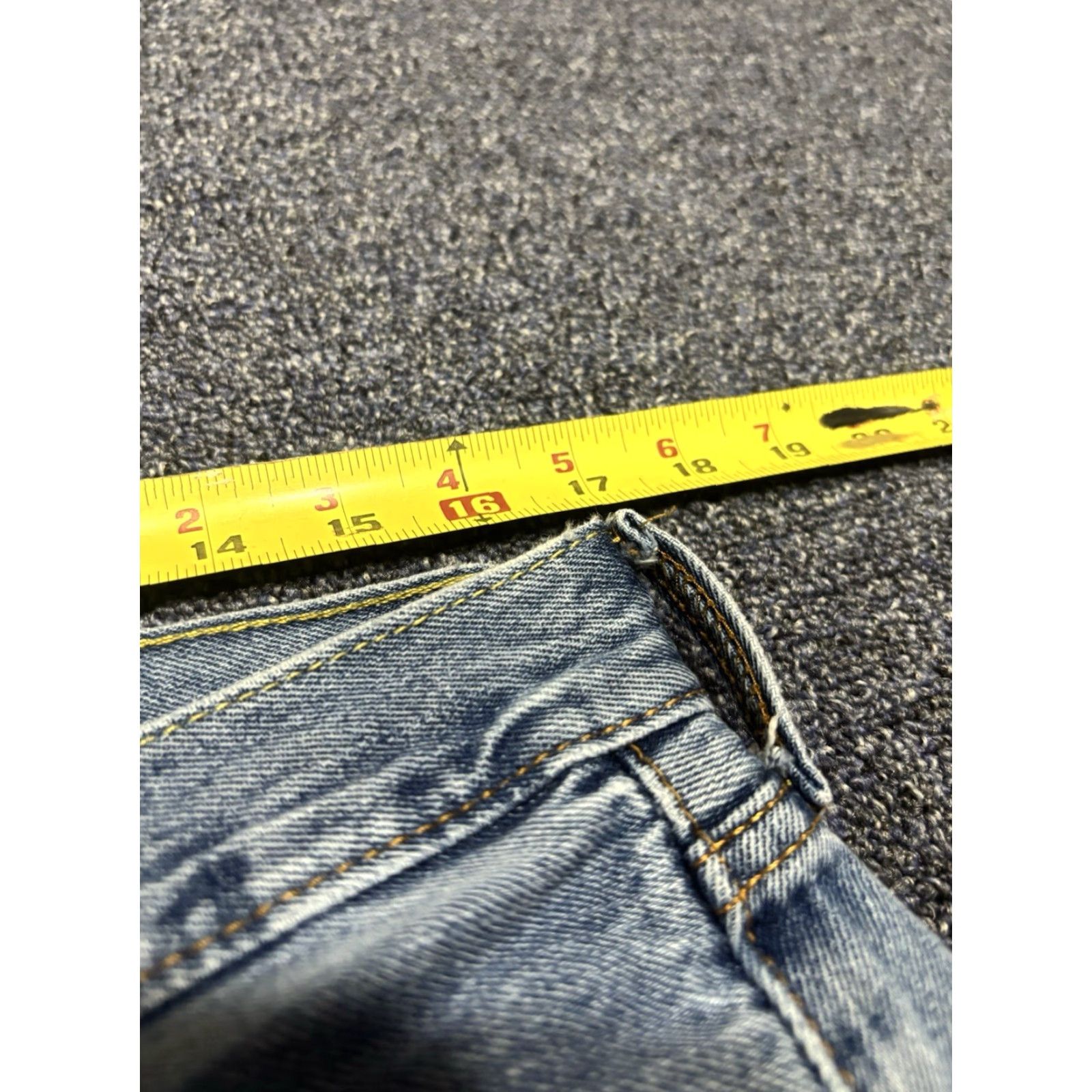 Levi's Levi's 505 Jeans Men's 34 x 32 Regular Straight Denim Blue Size US 34 / EU 50 - 3 Thumbnail
