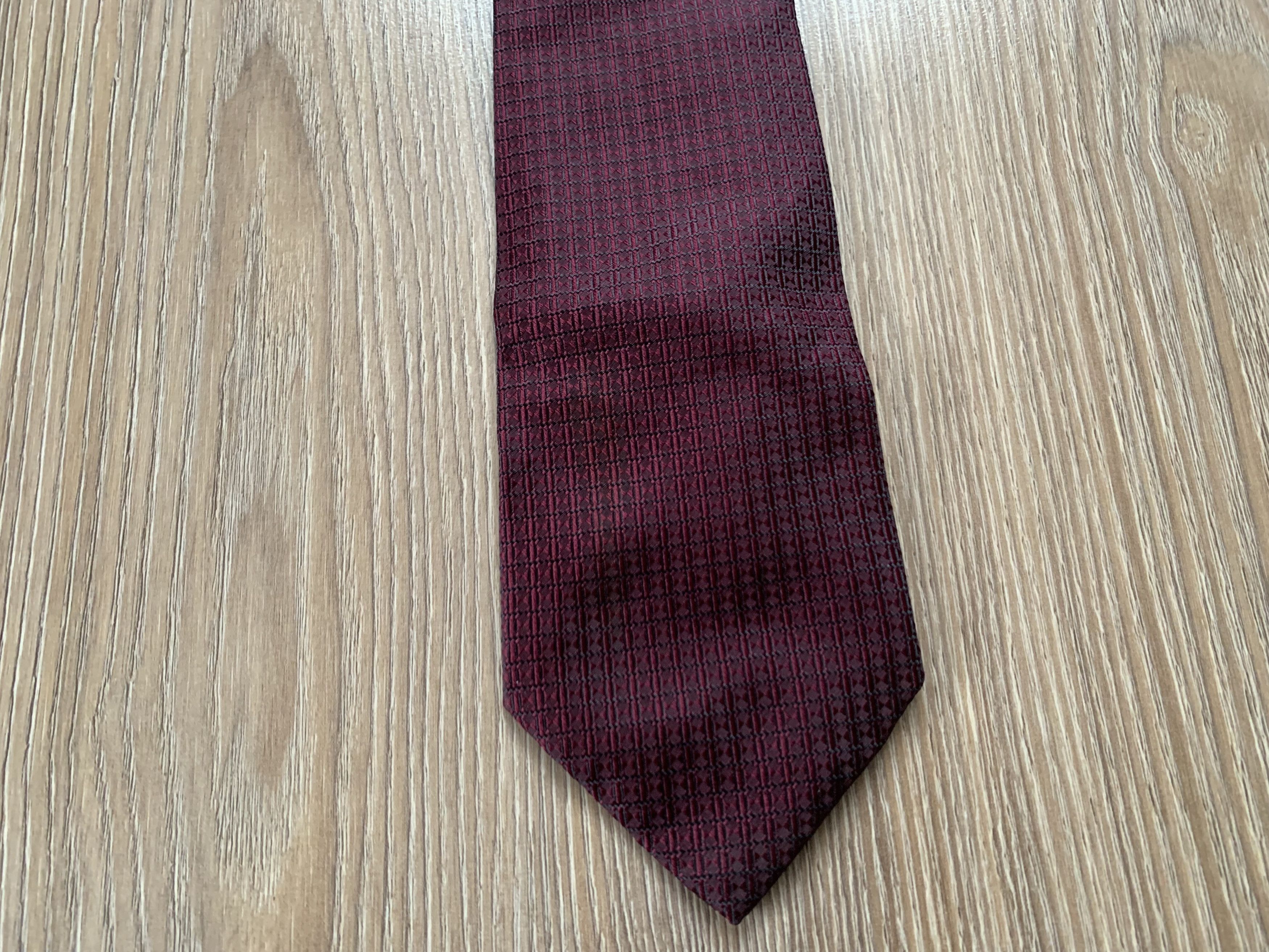 s.Oliver S.Oliver Red Plaid Silk Tie Size ONE SIZE - 3 Thumbnail