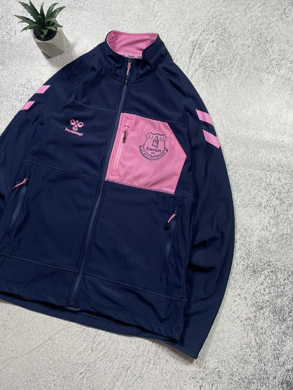Hummel Hummel Everton Blockcore Track Top Jacket Size US M / EU 48-50 / 2 - 2 Thumbnail