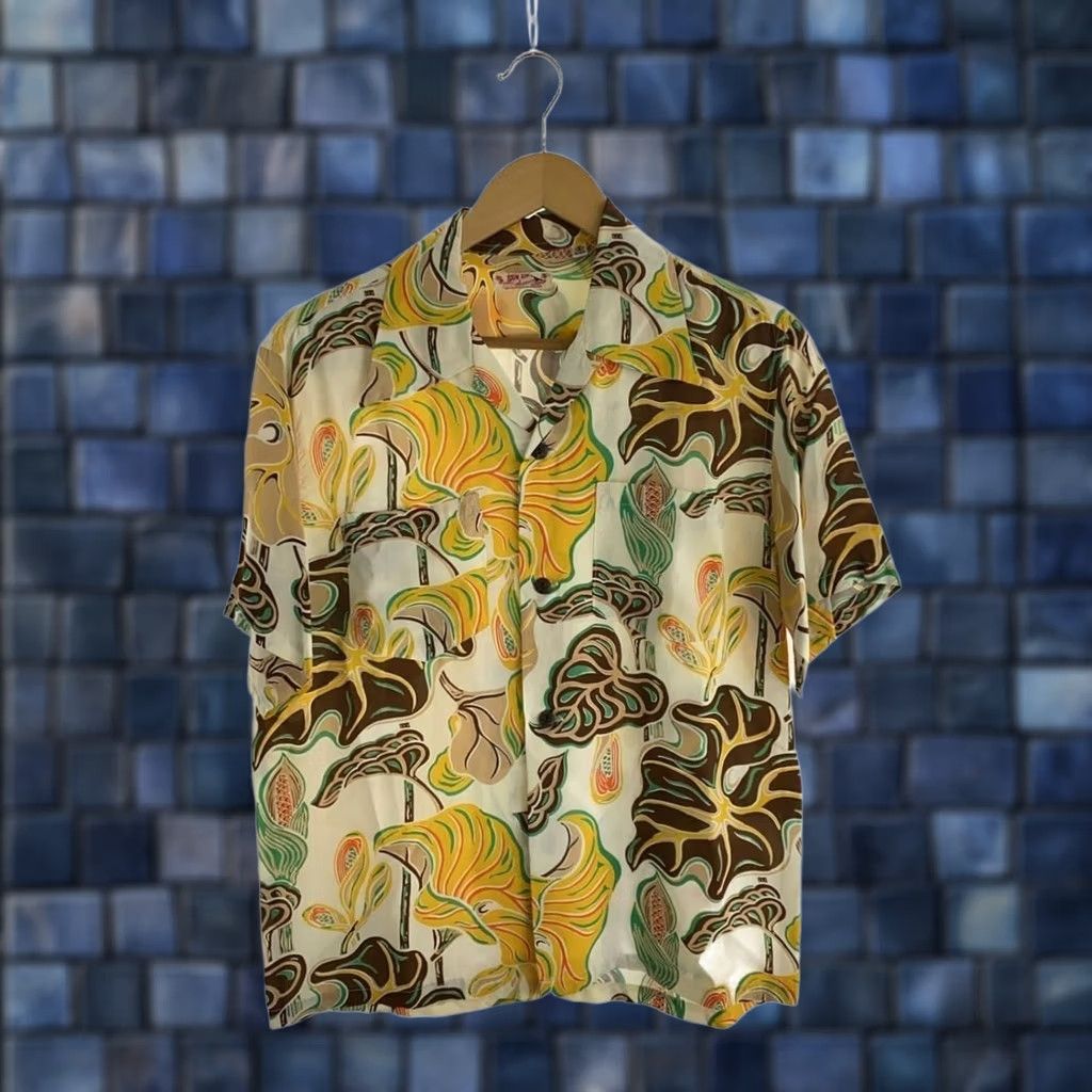 Sun Surf SUN SURF Mens Aloha Shirt Size S Rayon Multicolor Fluttering Flowers USED Size US S / EU 44-46 / 1 - 1 Thumbnail
