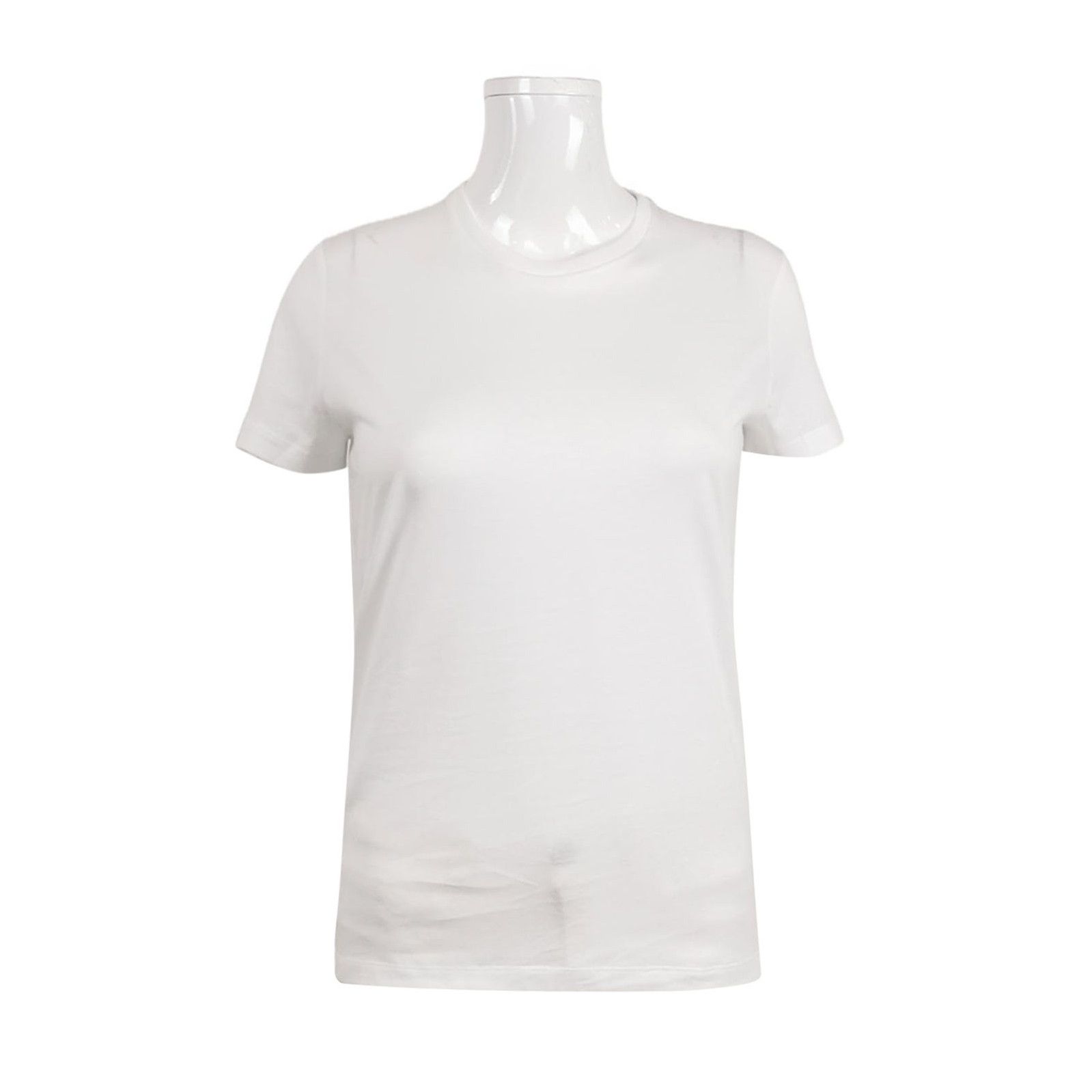 Prada Prada Classic Cotton Round Neck T-Shirt 0089 Size S / US 4 / IT 40 - 1 Thumbnail