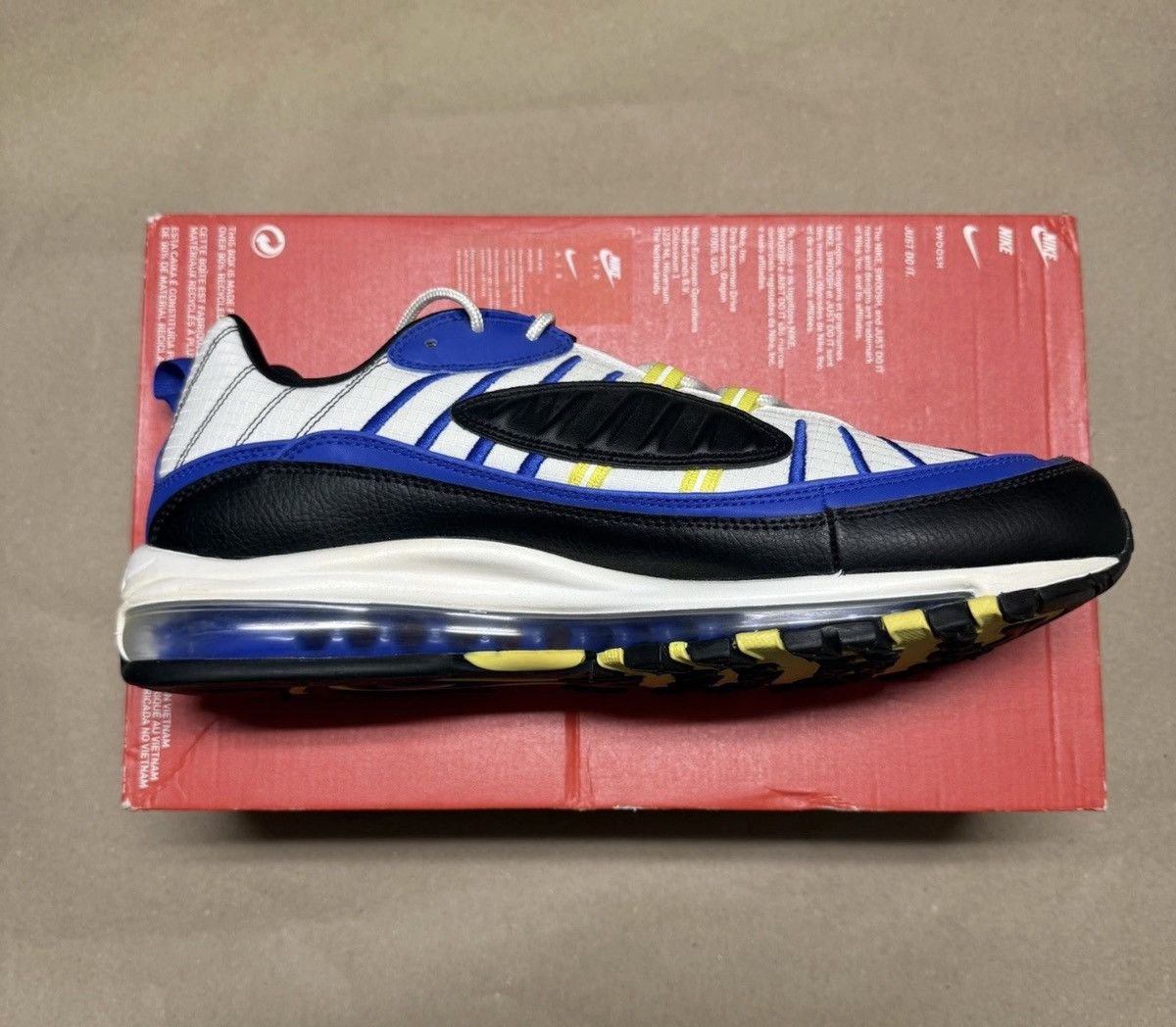 Nike Nike Air Max 98 men’s size 14 running shoe Rare NEW! Size US 14 / EU 47 - 2 Thumbnail
