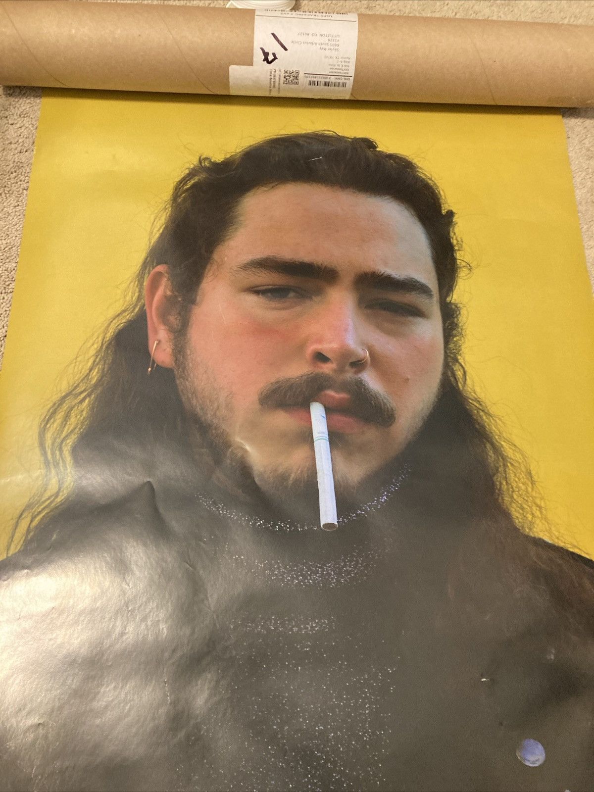 Post Malone Tour Tee Post Malone B&B poster | Grailed