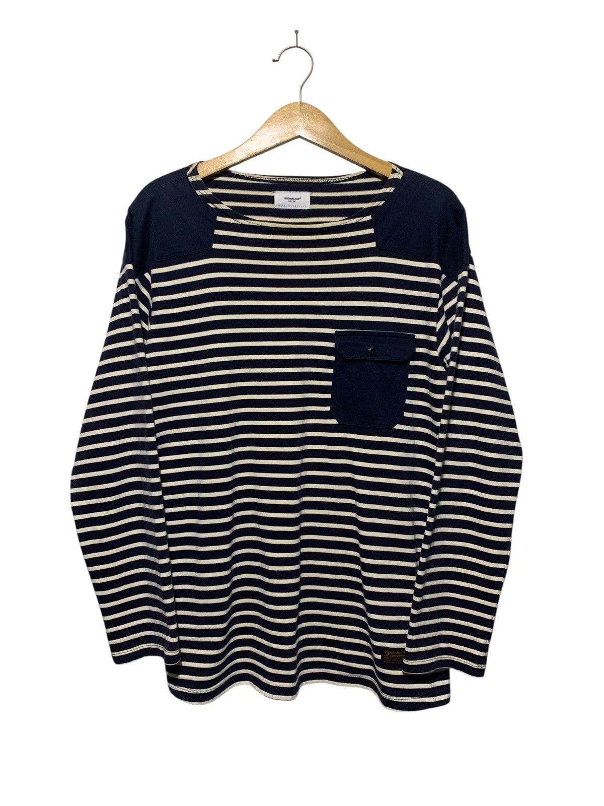 14th Addiction Espionage striped shoulder patch striped pocket lomgsleeve Size US L / EU 52-54 / 3 - 1 Thumbnail