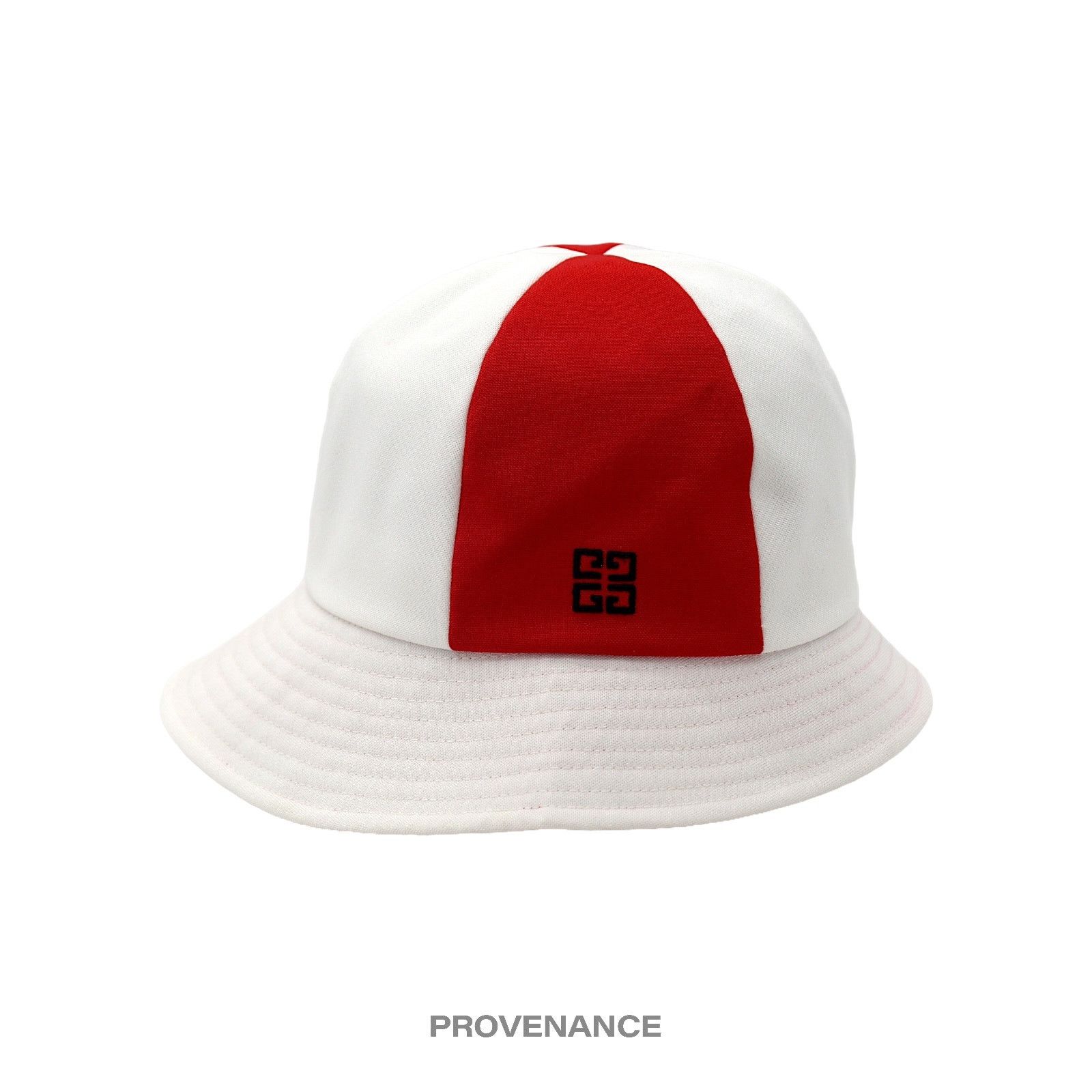 Givenchy 🔴 Givenchy 4G Asymmetric Bucket Hat - Red White Patchwork Size ONE SIZE - 1 Thumbnail