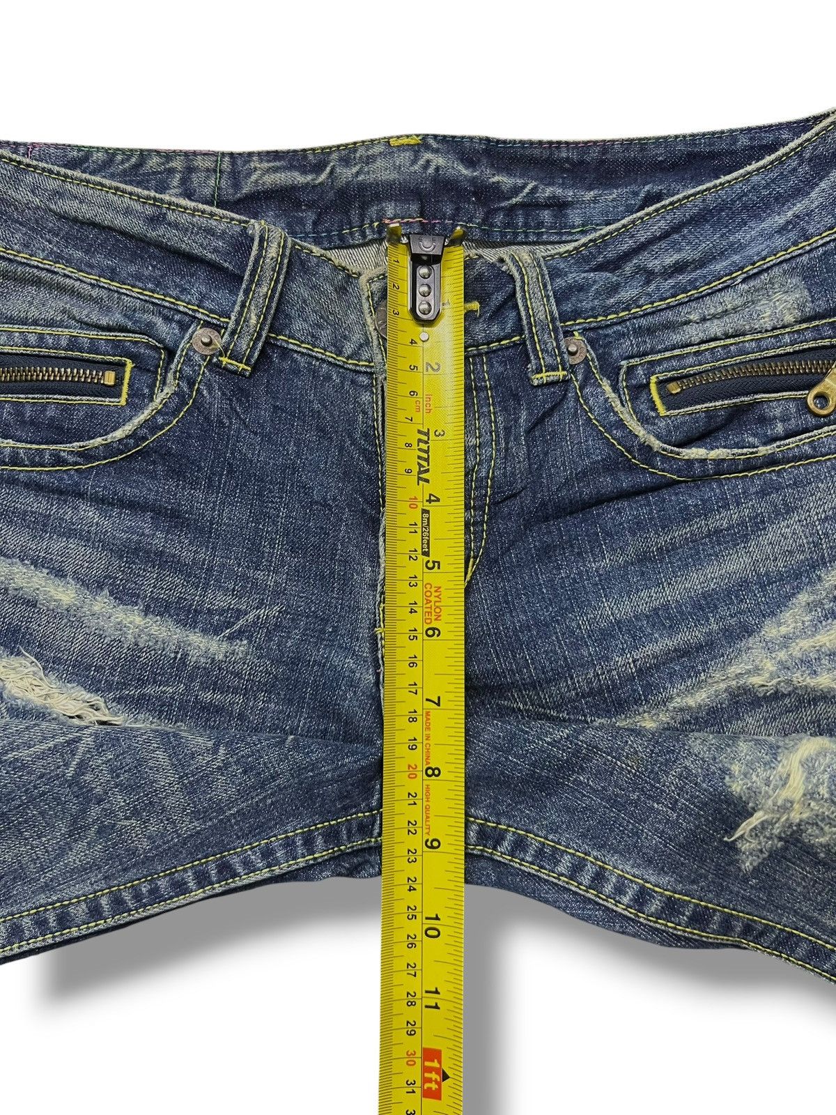 Japanese Brand Vintage 00s CocoLulu Co&Lu Japan - Faded Thunder Wash Size 31" - 18 Thumbnail
