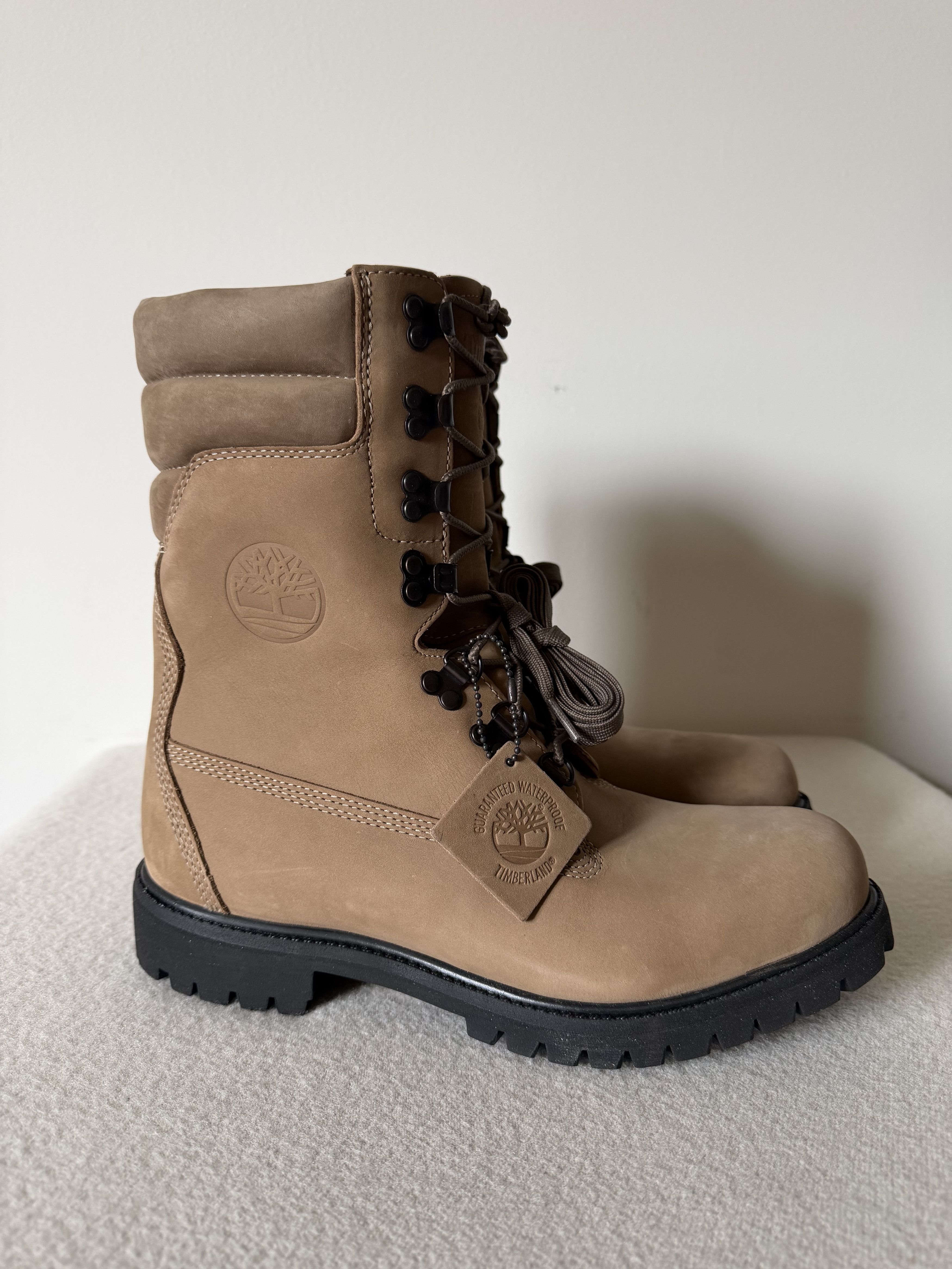 Timberland Timblerand Premium Waterproof Super Boots in Beige Nubuck Size US 9 / EU 42 - 1 Thumbnail
