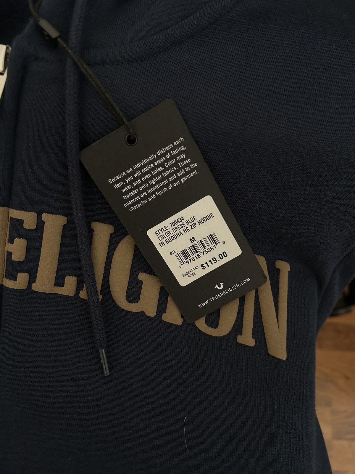 True Religion Brand new true religion buddah print zip up jacket with tags Size US M / EU 48-50 / 2 - 6 Thumbnail