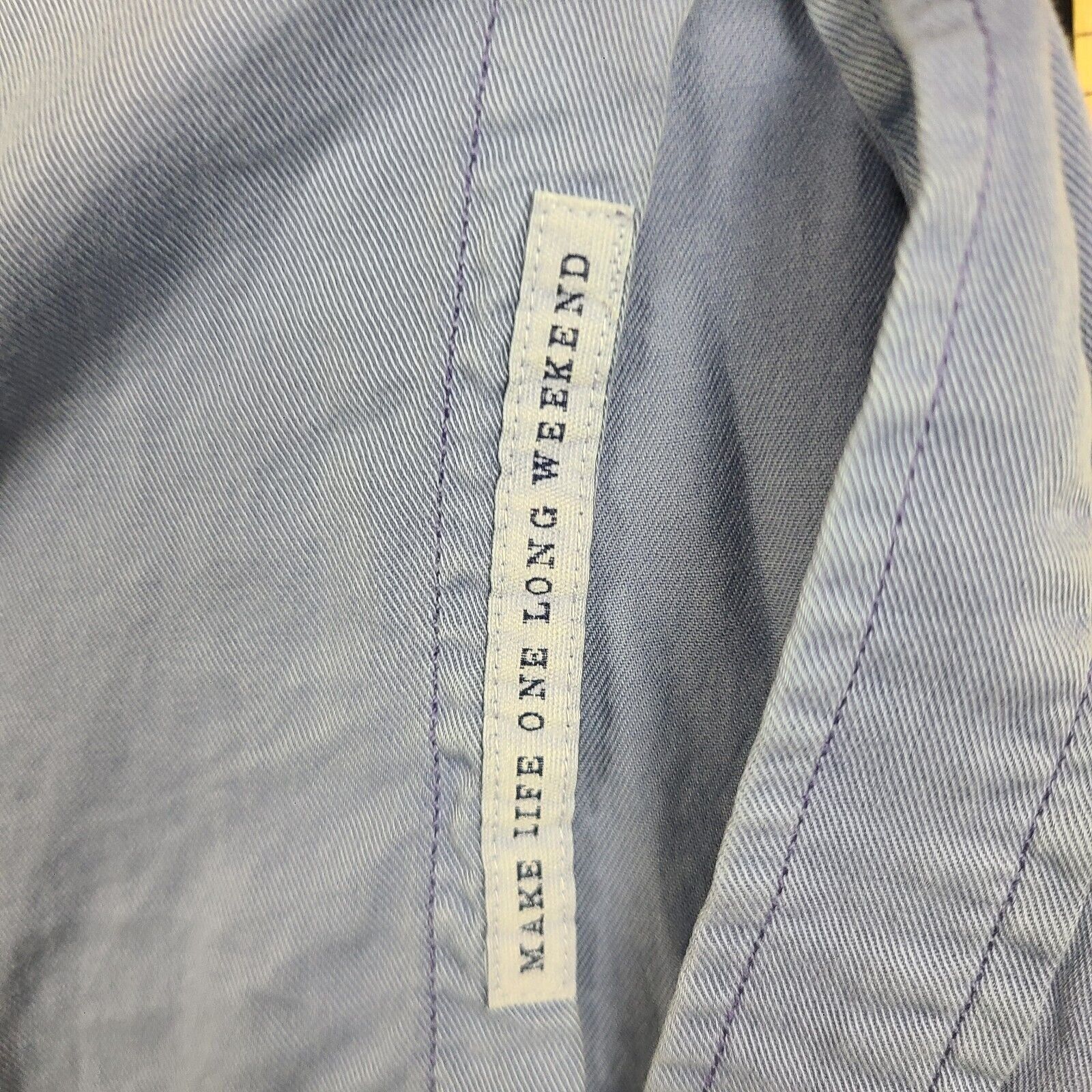 Tommy Bahama Tommy Bahama Island Crafted Blue Short Sleeve Tencel Cotton Size US XL / EU 56 / 4 - 6 Thumbnail