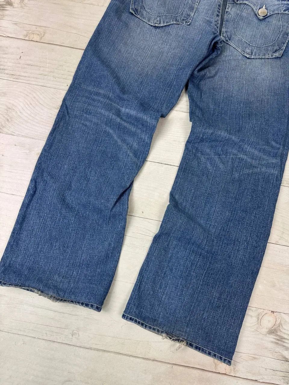 True Religion Vintage True Religion Ricky Baggy Denim Jeans 90s Y2K Size US 36 / EU 52 - 13 Thumbnail