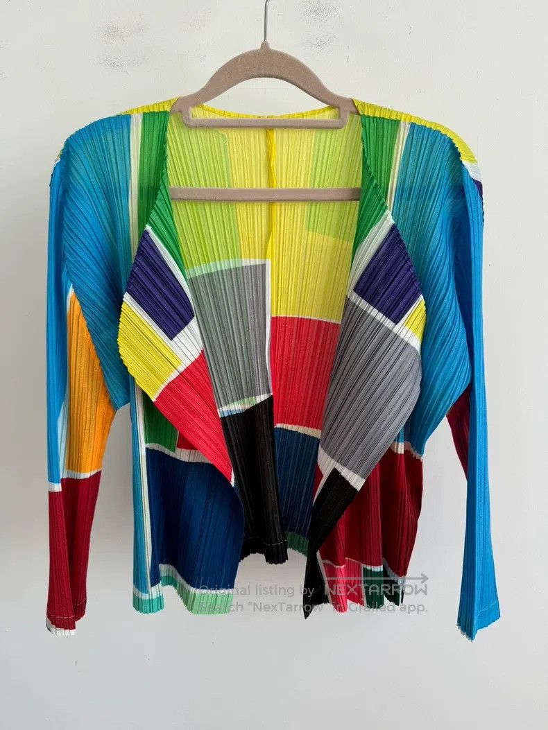 Other Issey Miyake Color Block Coat Size L / US 10 / IT 46 - 1 Thumbnail