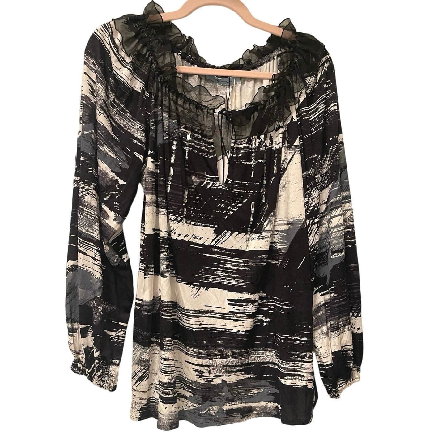 Blumarine Bluemarine Silk Blouse, NWT, Size: 40, MSRP $1,136 Size S / US 4 / IT 40 - 1 Thumbnail