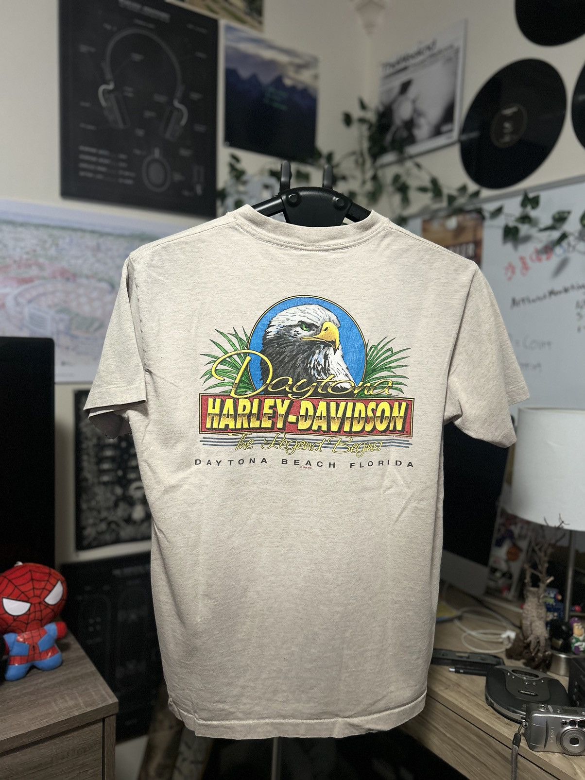 Harley Davidson × Vintage 🔥Vintage CRZY Harley Davidson graphic tee 🔥🔥 Size US L / EU 52-54 / 3 - 2 Thumbnail