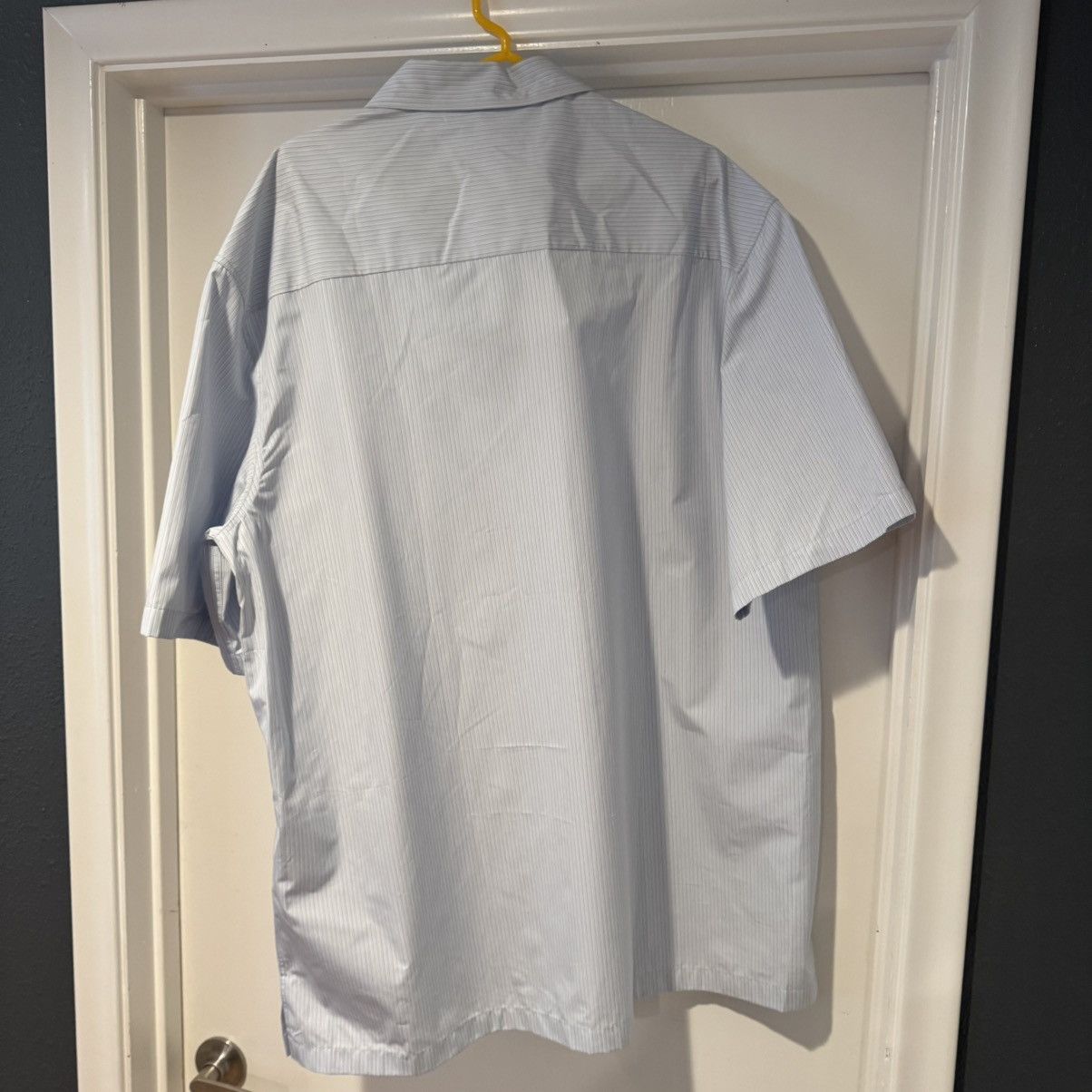 Jil Sander Light Blue Jil Sander Friday Shirt Short Sleeve Size 44/17.5 Size US XXL / EU 58 / 5 - 2 Thumbnail