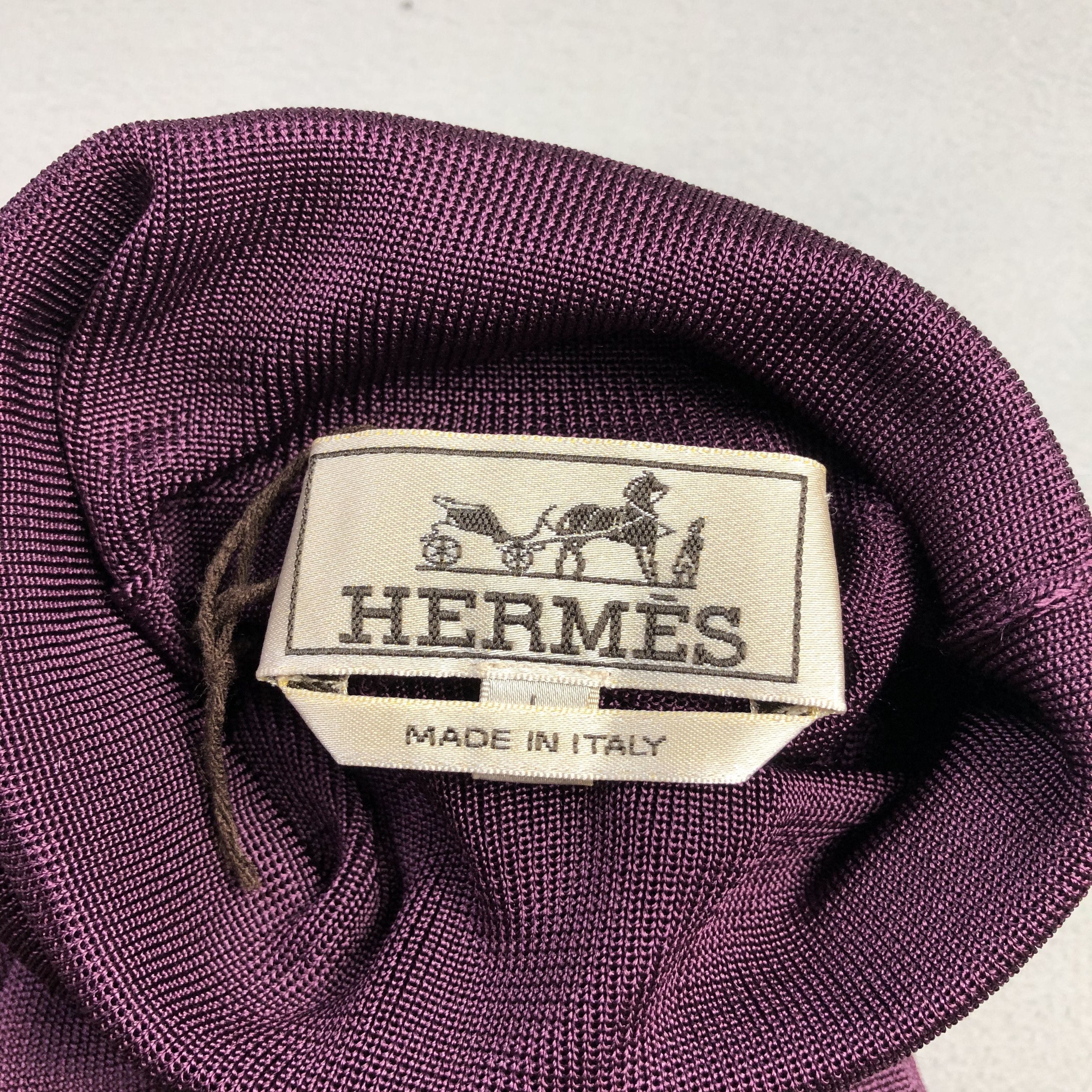 Hermes Hermes Silk Turtle Neck Sweater Size US L / EU 52-54 / 3 - 5 Thumbnail
