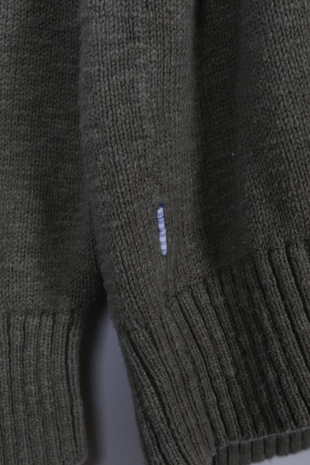 Tommy Hilfiger 00's Tommy Hilfiger Knitted Quarter-Zip Sweater Size L / US 10 / IT 46 - 4 Thumbnail