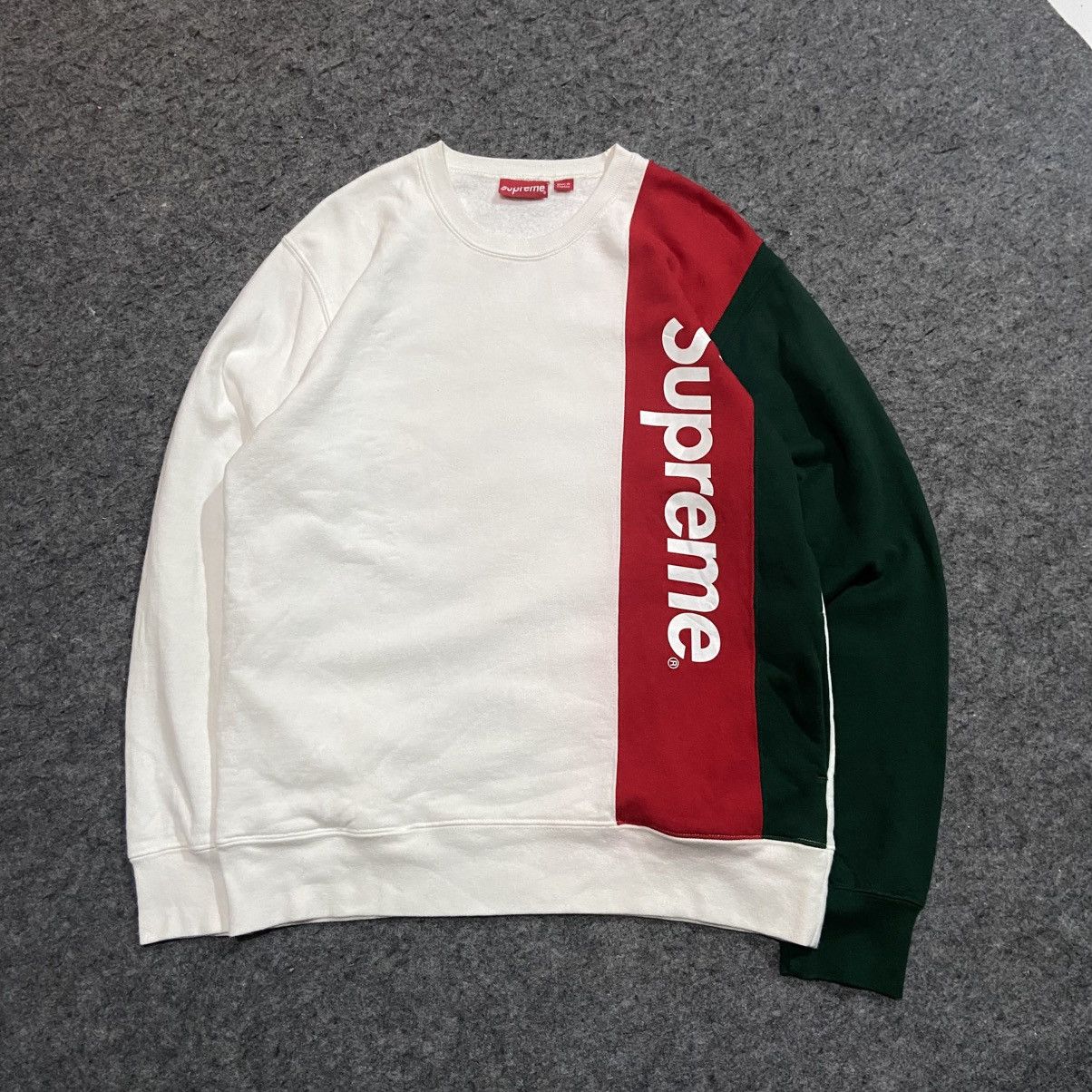 Supreme Panelled Crewneck | Grailed
