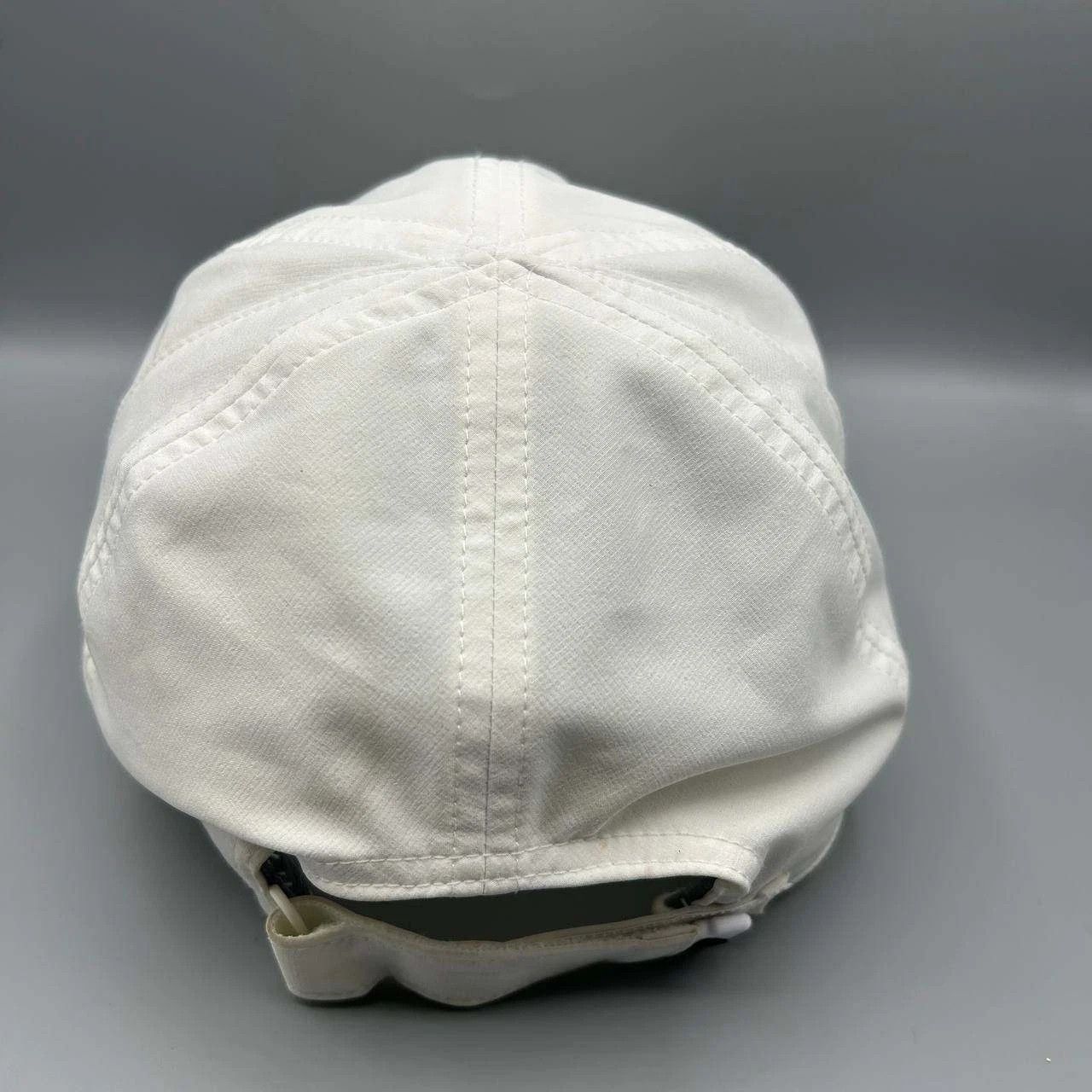 Adidas Adidas 3 Stripes Aeroready Hat Men White Gray Strap Back Cap Size ONE SIZE - 4 Thumbnail