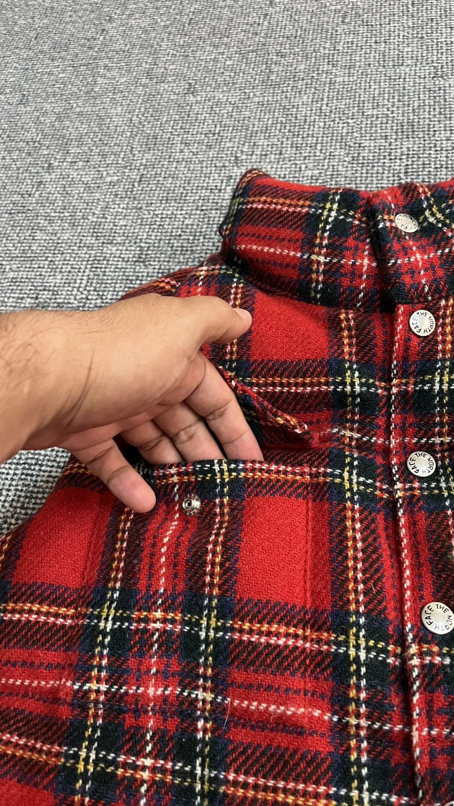 The North Face Purple Label The North Face Purple Label x Harris Tweed Tartan Wool Vest Size US XS / EU 42 / 0 - 7 Thumbnail