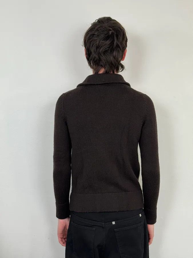 Dolce & Gabbana 1990s Dolce & Gabbana Wool Brown Buttoned Cardigan Jacket Size US XS / EU 42 / 0 - 3 Thumbnail