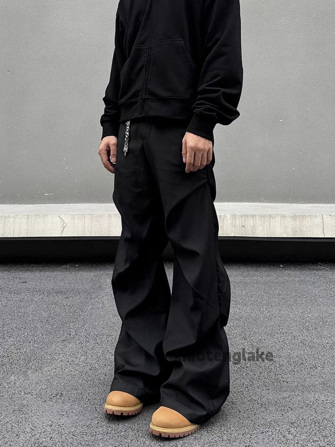 Designer × Japanese Brand × Vintage utility skate punk grunge bootcut flared pleated pants Size US 33 - 2 Thumbnail