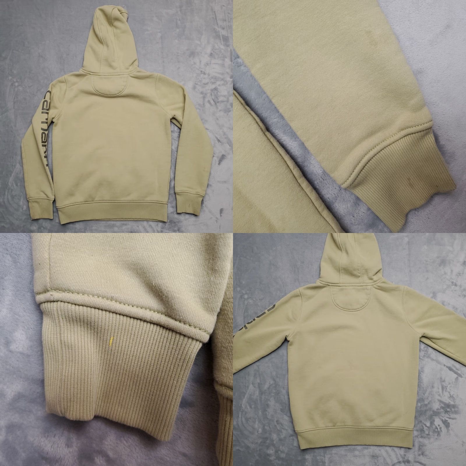 Carhartt VINTAGE Carhartt Hoodie Womens XS Green Relaxed Fit Hooded Sweatshirt Workwear Work Size XS / US 0-2 / IT 36-38 - 8 Thumbnail