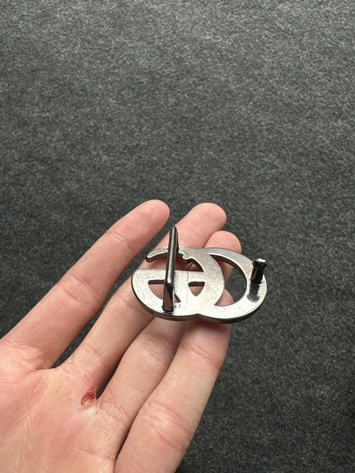 Other RARE🚨 BIG GG DOUBLE G WOMEN BUCKLE SILVER LOGO ONLY BUCKLE Size ONE SIZE - 8 Thumbnail