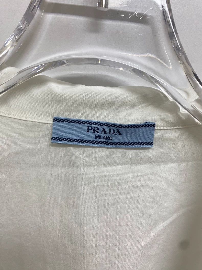 Prada Prada Size 38 Triangle logo short-sleeved size 38 2502-N Size US XXS / EU 40 - 3 Thumbnail