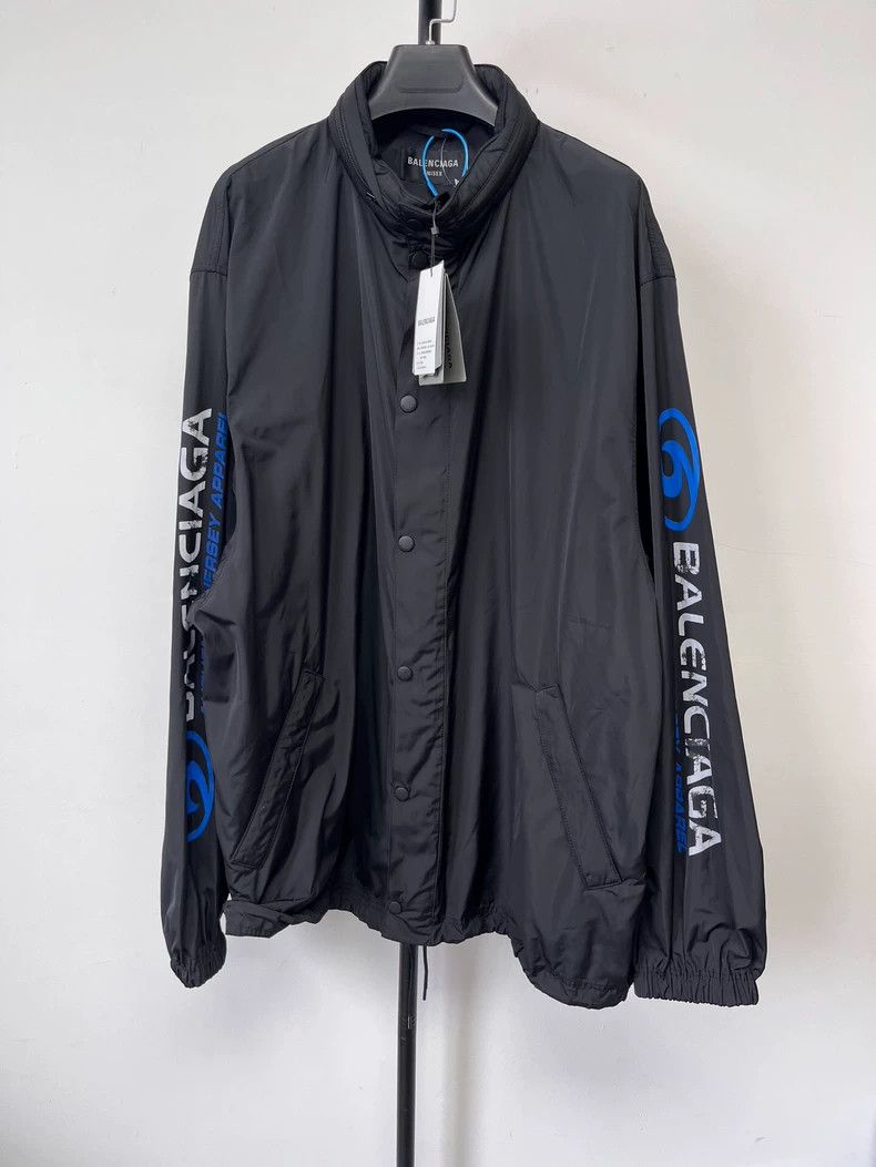 Balenciaga Balenciaga Logo Printed Crew Neck Button Down Long Sleeve Size US S / EU 44-46 / 1 - 2 Thumbnail