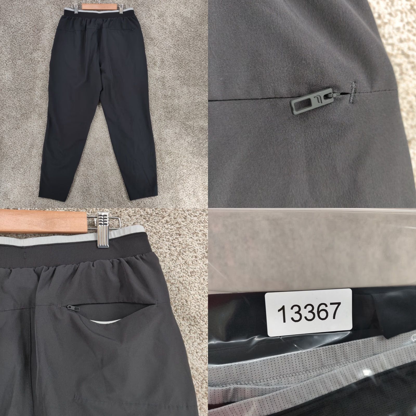 Fabletics Fabletics Jogger Pants Men M Black Athletic Drawstring Pockets" Size US 31 - 9 Thumbnail