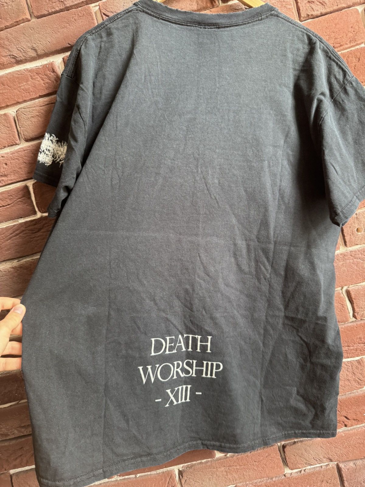 Band Tees Rare Vintage 00s Dunkelheit Mors Black Metal Band T-Shirt Size US L / EU 52-54 / 3 - 12 Thumbnail