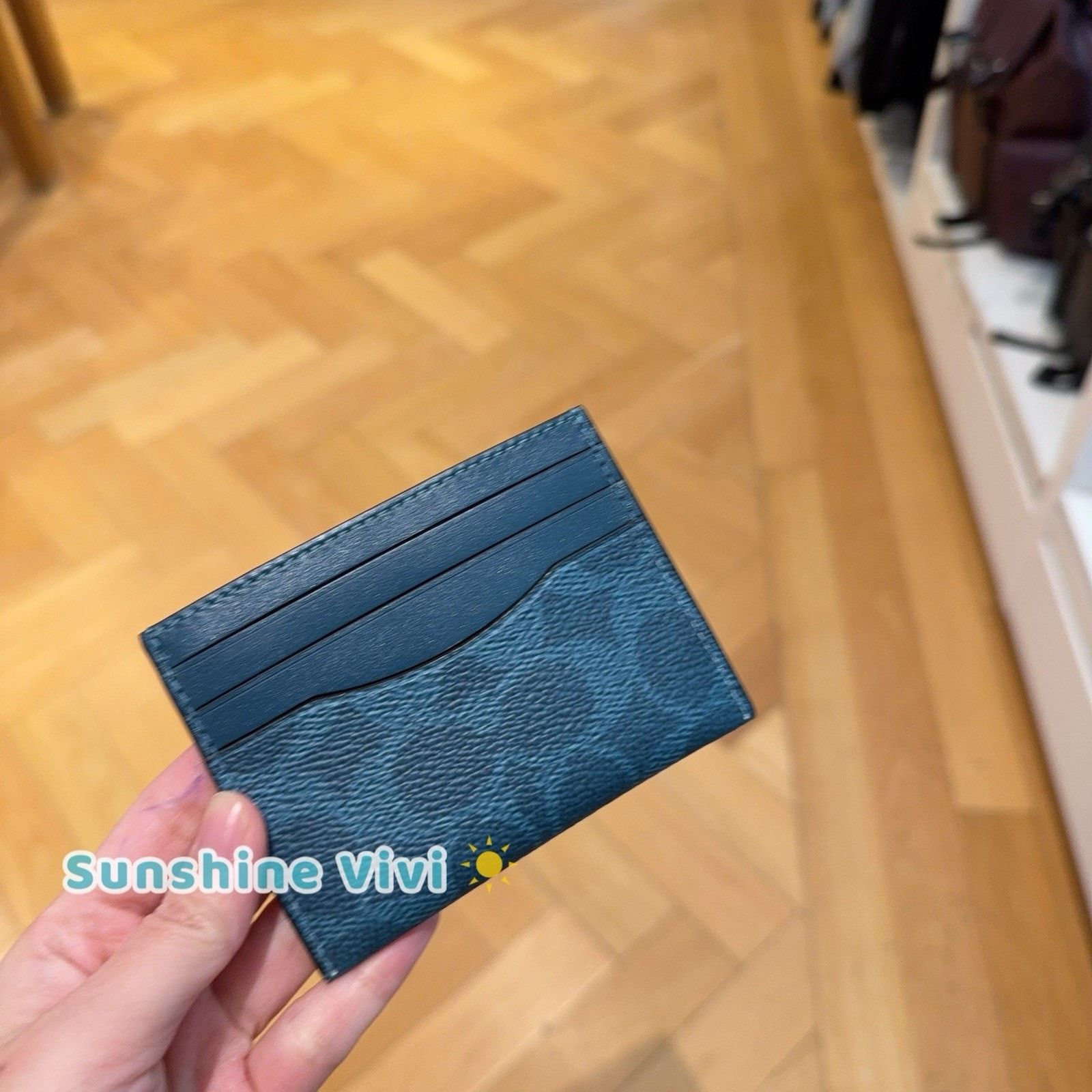 Coach NWT Coach Slim Id Card Case Signature CW366 Aquamarine Teal Size ONE SIZE - 1 Thumbnail