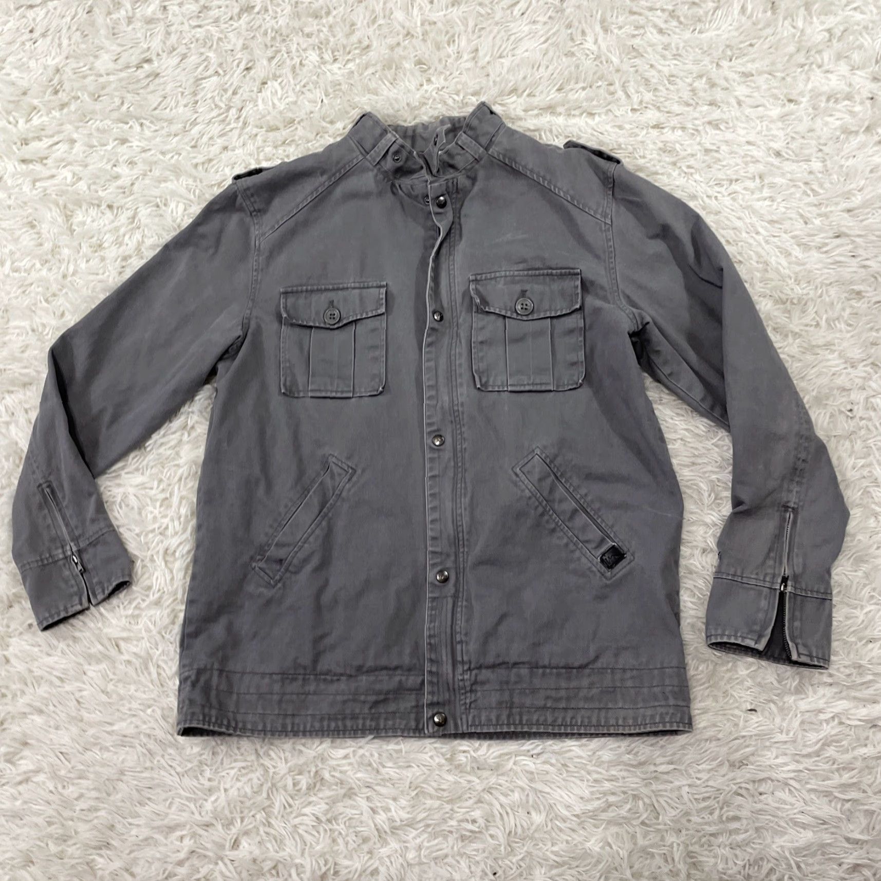 Imperial Imperial Motion Utility Jacket Mens L Twill Gray Grandpa Herrington WorkWear L Size US L / EU 52-54 / 3 - 3 Thumbnail