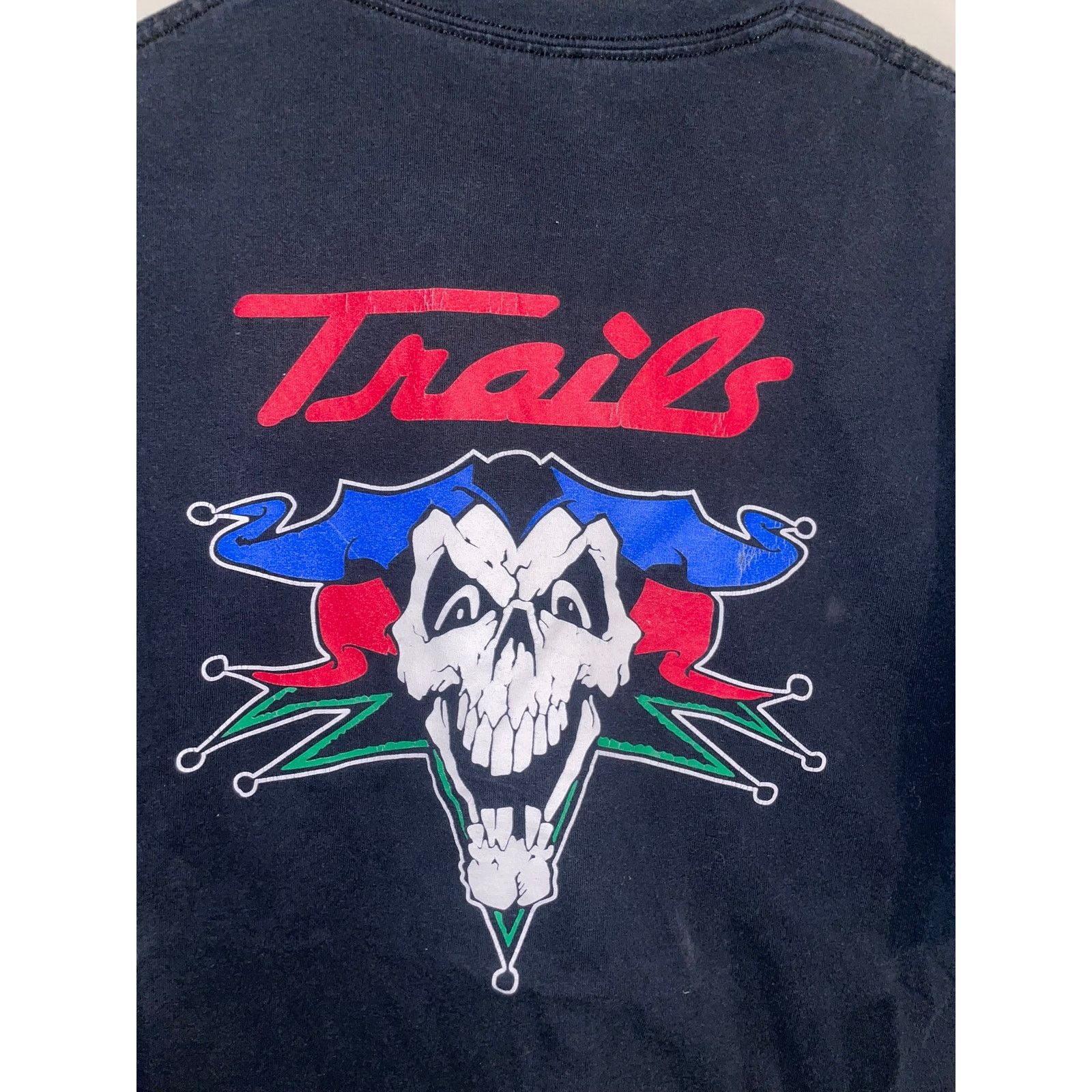 Vintage Vintage Trails Shirt Jester Logo Clown Evil Skull Tee XL 90s Size US XL / EU 56 / 4 - 6 Thumbnail