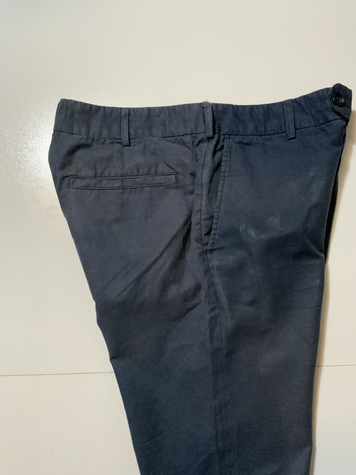 Saturdays NYC Saturdays Surf NYC Navy Blue Flat Front Cotton Chino Shorts Size US 32 / EU 48 - 8 Thumbnail