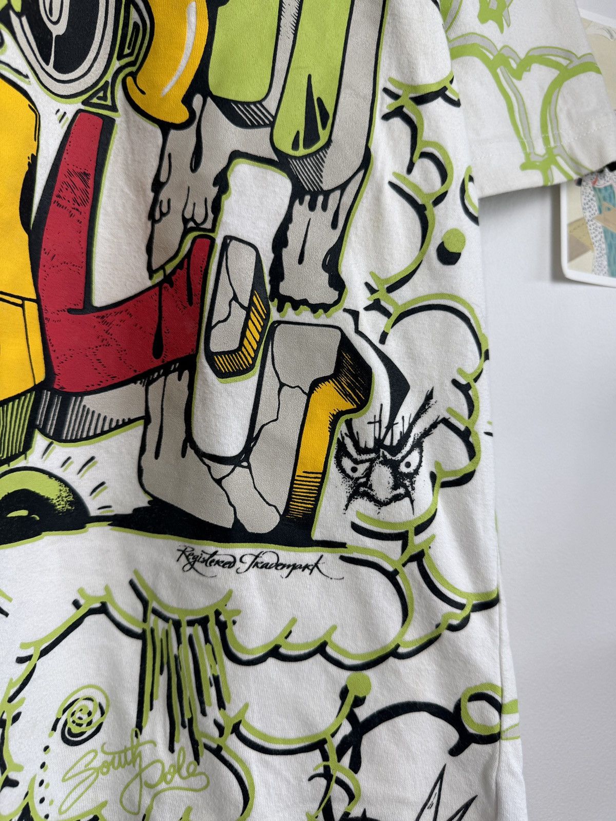 Southpole Vintage y2k Southpole graffiti logo t-shirt M hiphop skate Size US M / EU 48-50 / 2 - 7 Thumbnail