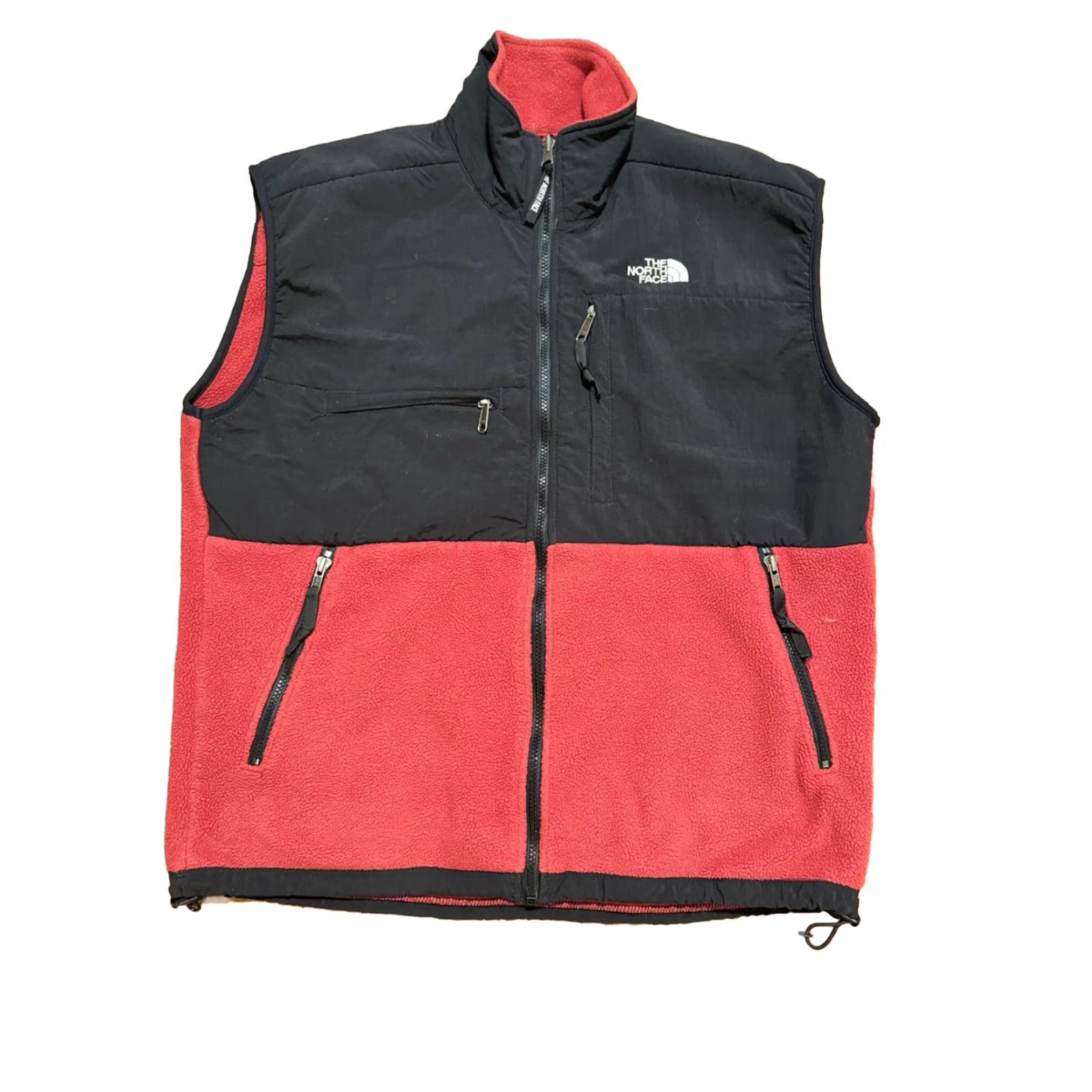 The North Face VINTAGE The North Face Denali Vest Men L Full Zip Fleece Red USA 90s Size US L / EU 52-54 / 3 - 2 Thumbnail