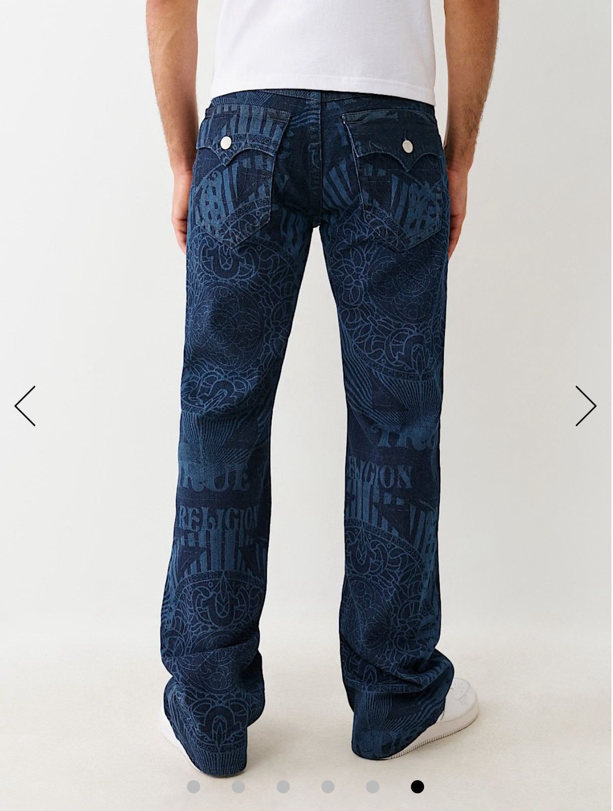 True Religion BILLY PRINTED STACKED BOOTCUT JEAN (sizes 29-36) Size US 30 / EU 46 - 2 Thumbnail