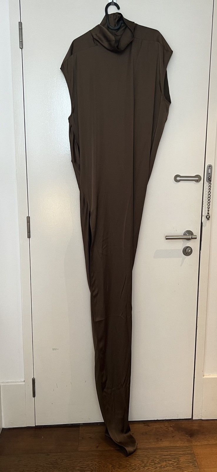 Rick Owens RICK OWENS FW24 PORTERVILLE EDFU DRESS BEAN WASHED CHARMEUSE Size M / US 6-8 / IT 42-44 - 7 Thumbnail
