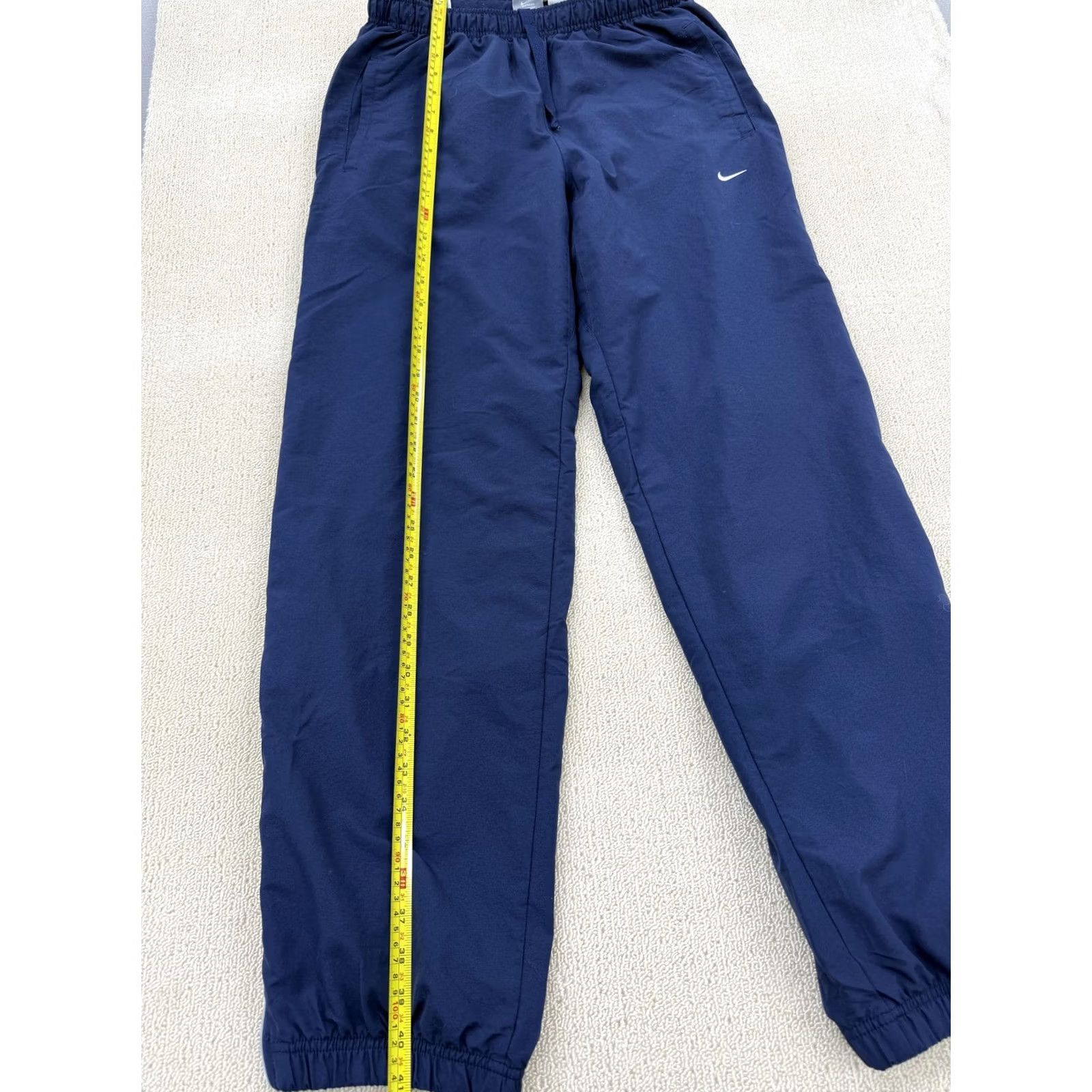 Nike Nike Men’s Navy M Pants Drawstring White Piping Solid Size 32" / US 10 / IT 46 - 6 Thumbnail