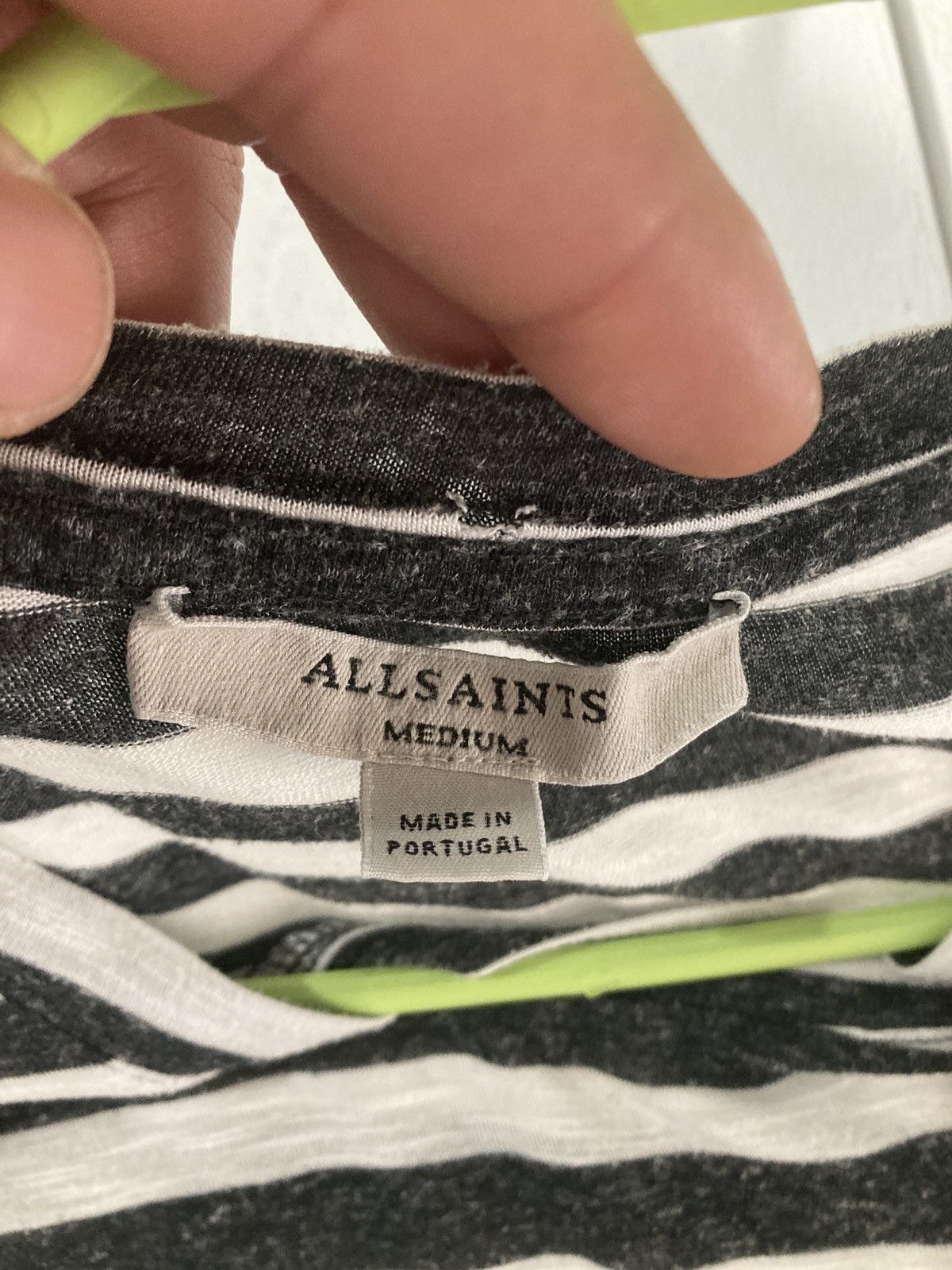 Allsaints ALLSAINTS Meli Striped Tee Size US M / EU 48-50 / 2 - 8 Thumbnail