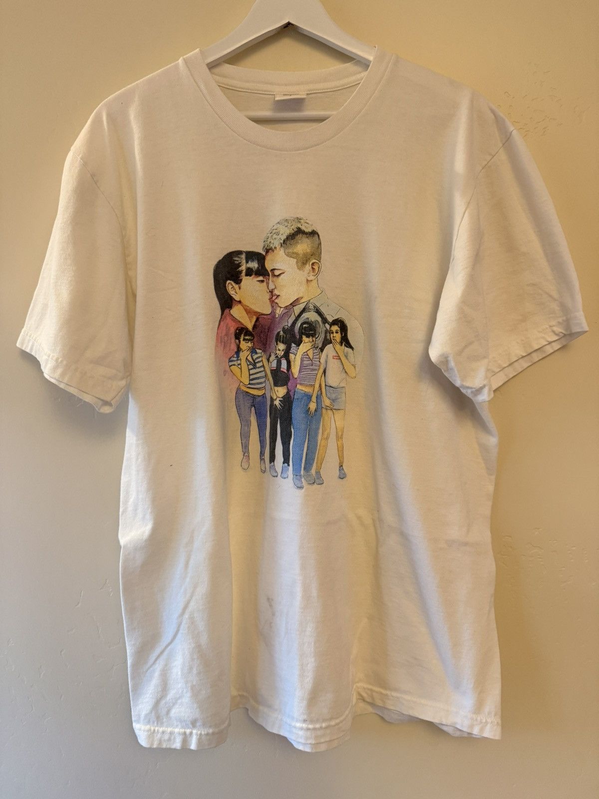 Supreme Supreme Supreme Kissing Tee Size US L / EU 52-54 / 3 - 1 Thumbnail
